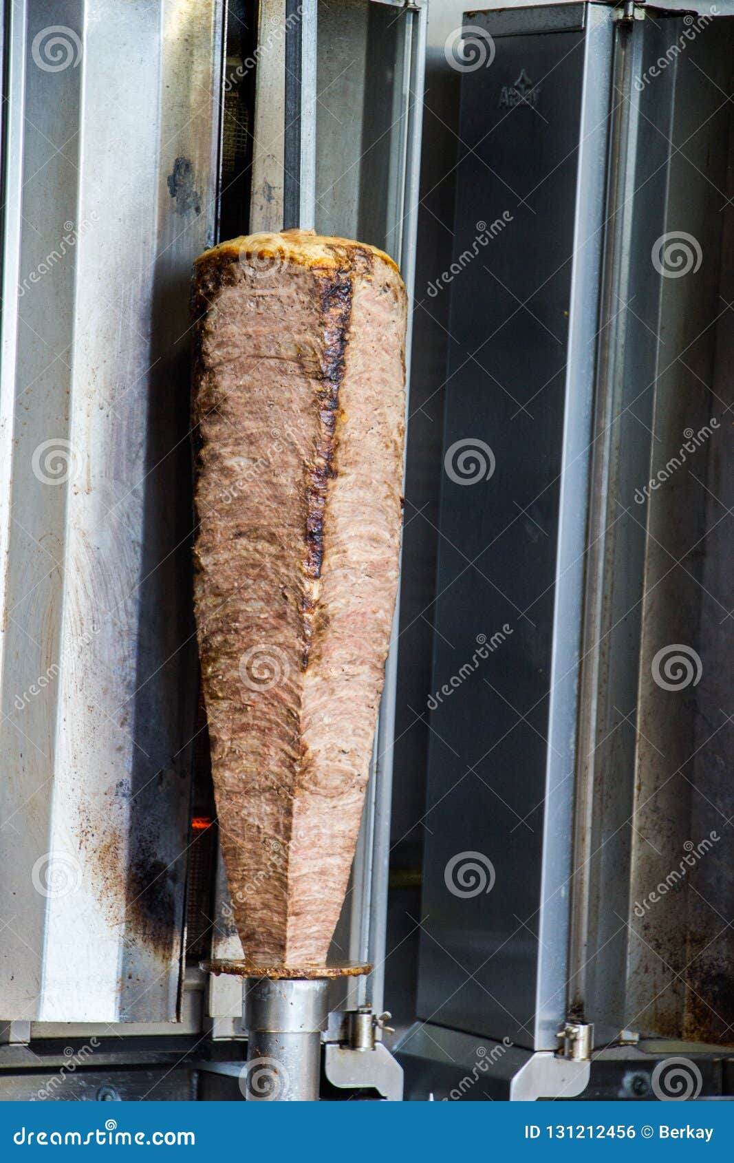 Traditional Turkish Doner Kebab Grill Stock Photo Image of roast