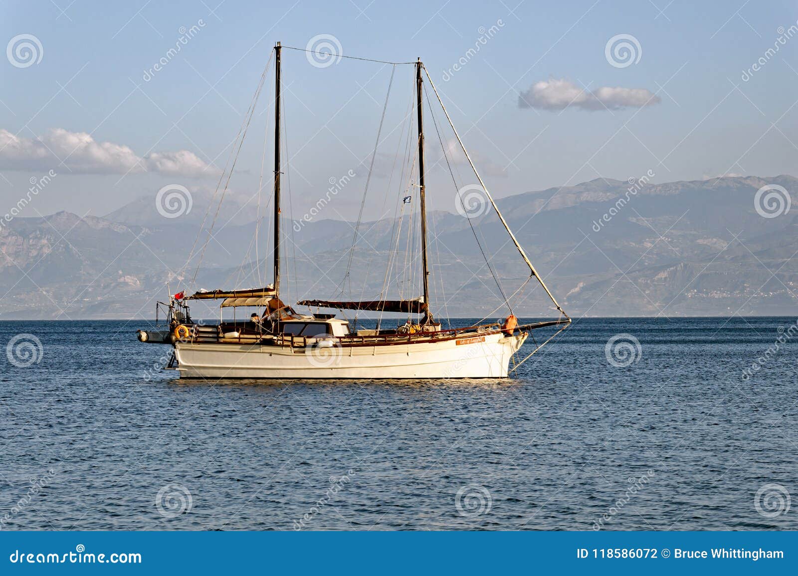 two masted yacht