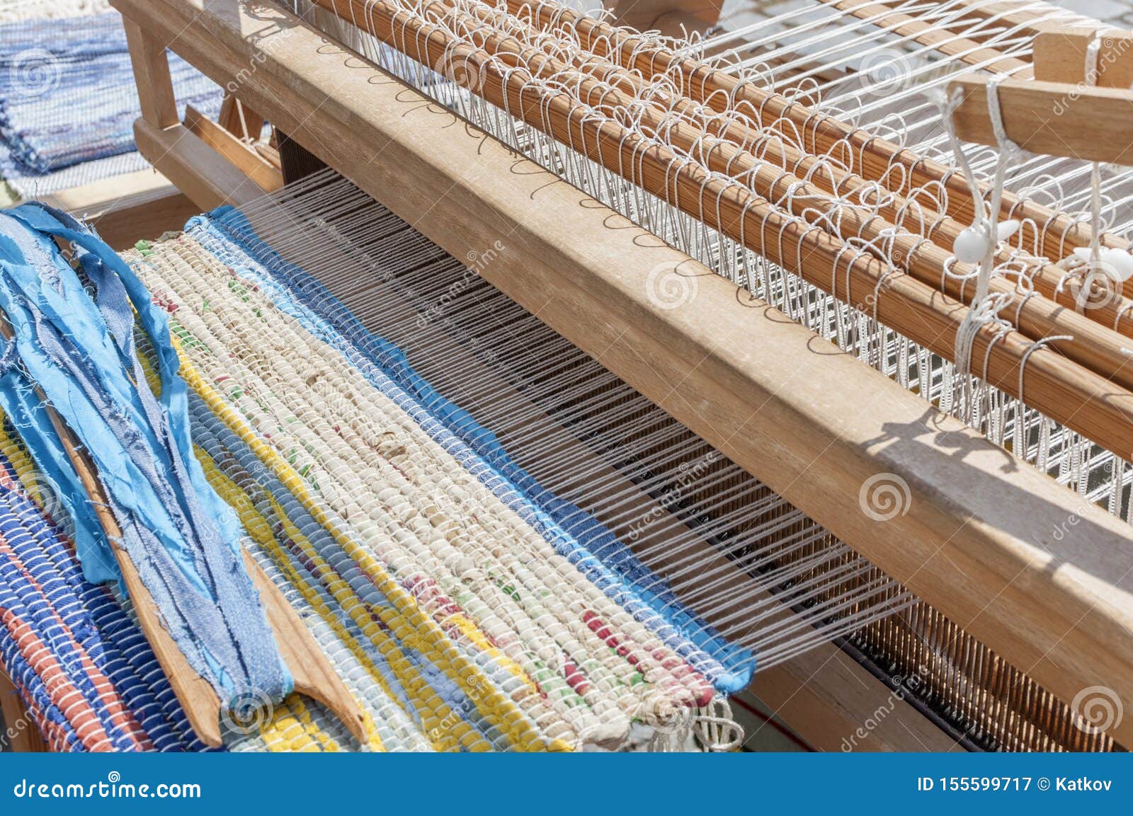 Traditional Weaving Loom stock image. Image of manual 155599717