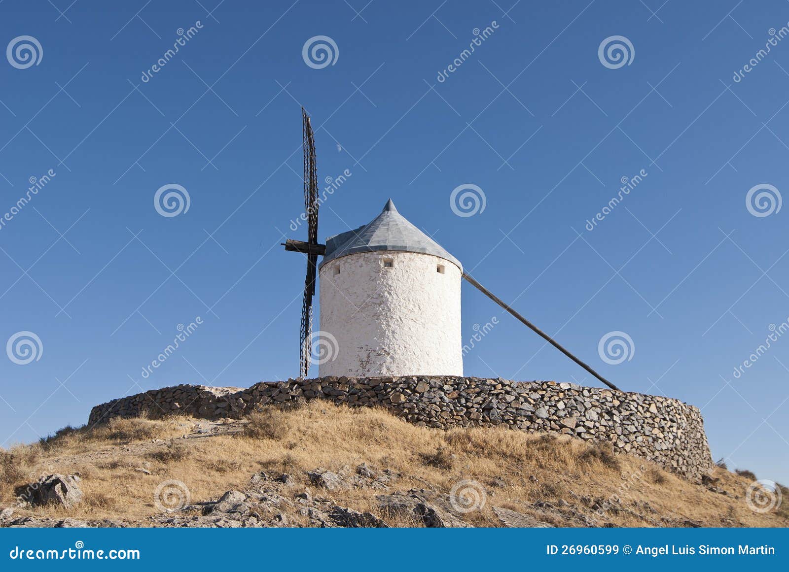 Traditional Windmills in Spain Stock Image Image of historic, blades