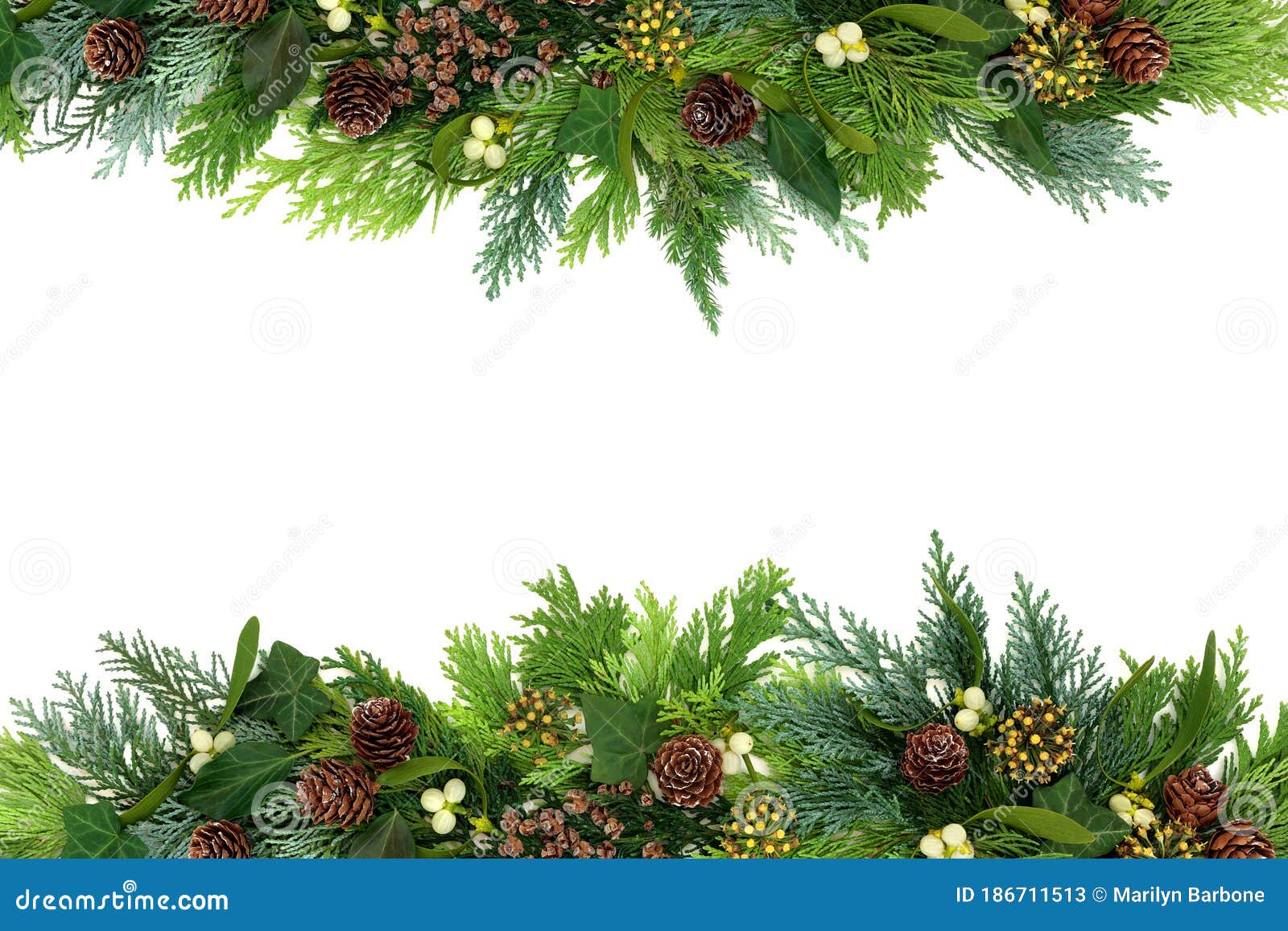 Traditional Christmas Border Stock Photo by ©marilyna 53286481