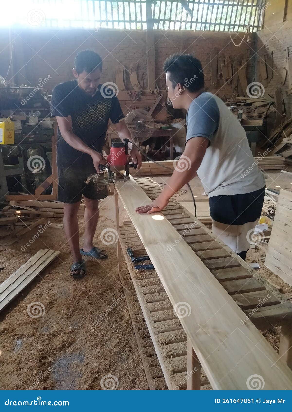 Traditional wood craftsmen editorial photo. Image of floor 261647851