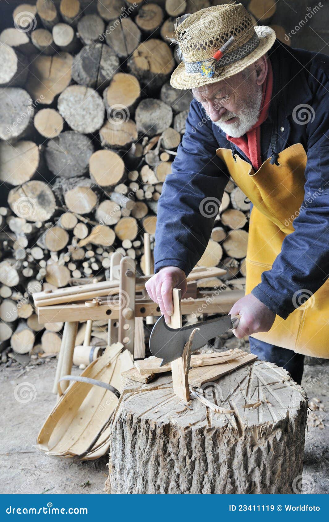 Traditional woodworker stock image. Image of carpenter 23411119