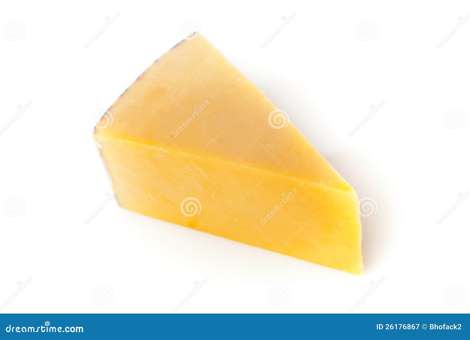 Traditional Yellow Cheddar Cheese Stock Image Image of dairy, portion
