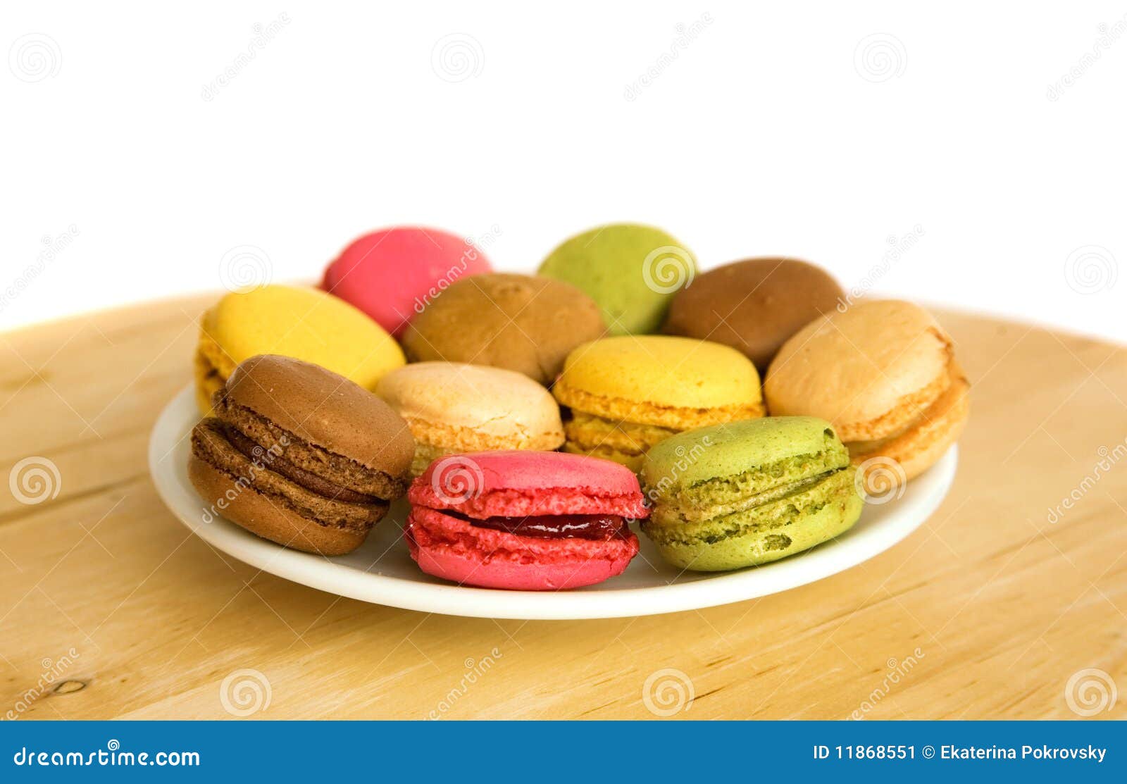 Traditioneel Frans dessert stock afbeelding. Image of makaron - 11868551