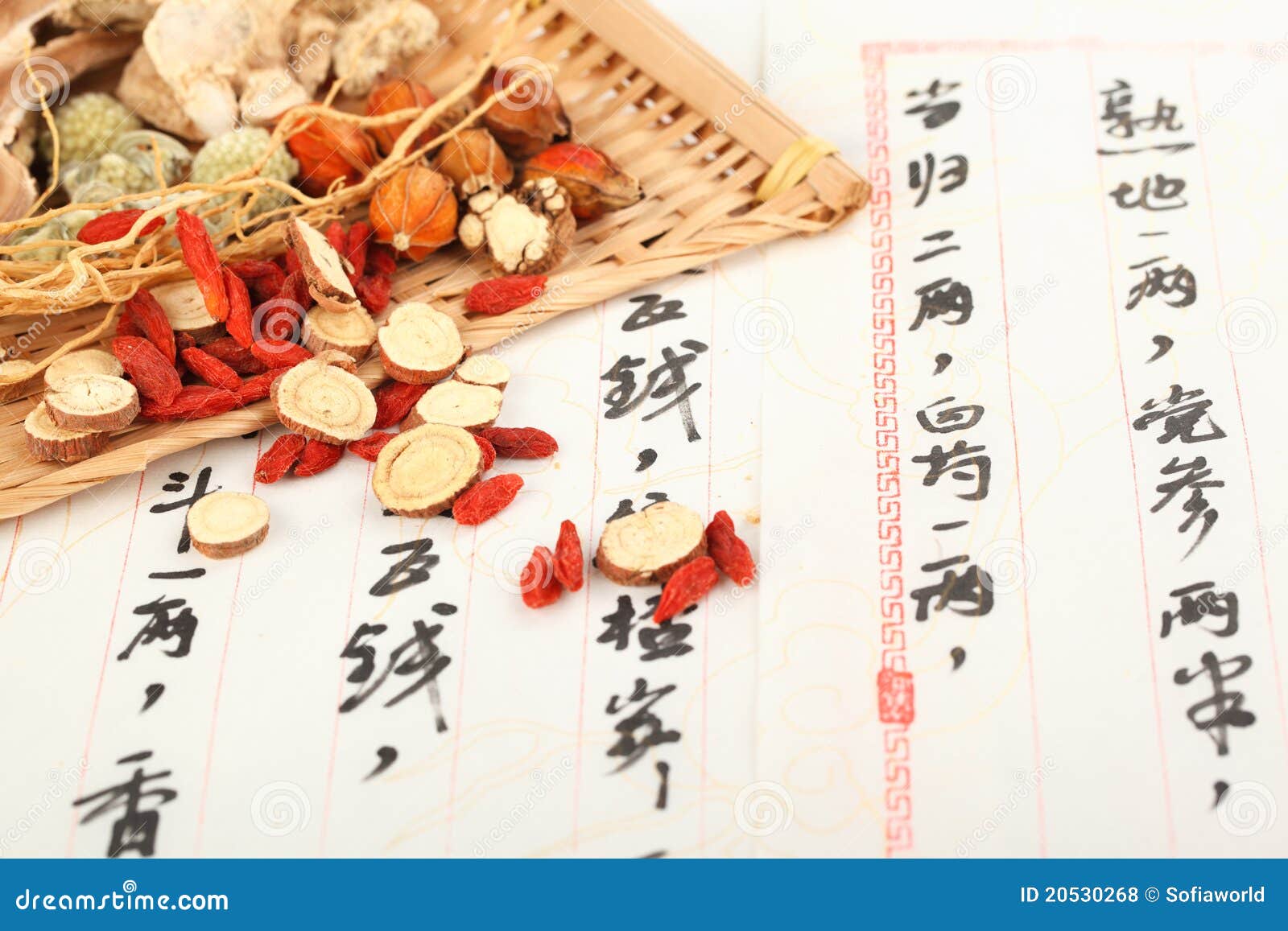 Traditionele Chinese Geneeskunde Stock Foto Image of oosters