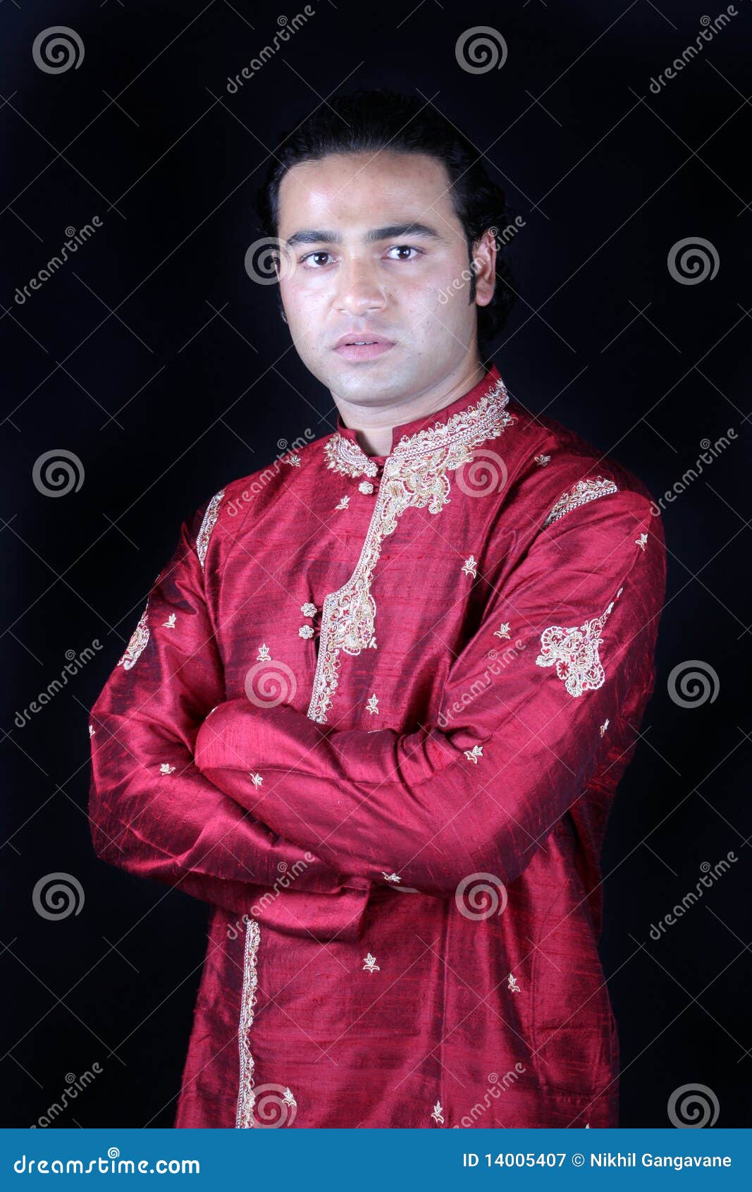 Traditioneller Indischer Mann Stockbild - Bild von stattlich, anstarren ...