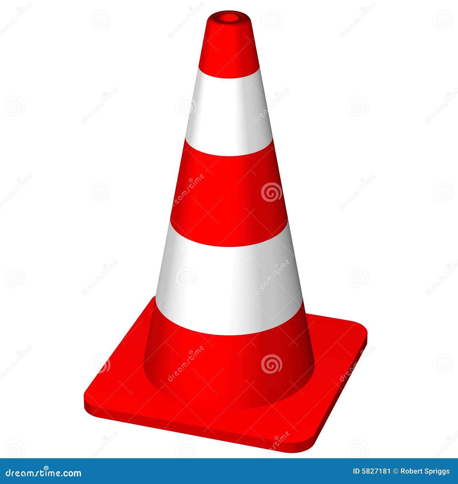 Traffic Cone stock illustration. Illustration of development 5827181
