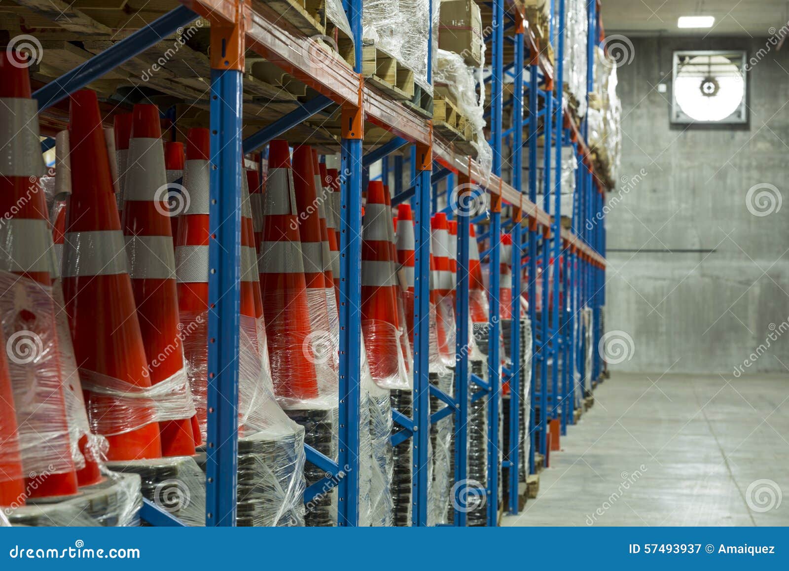 Traffic Cones stock image. Image of objects, station 57493937