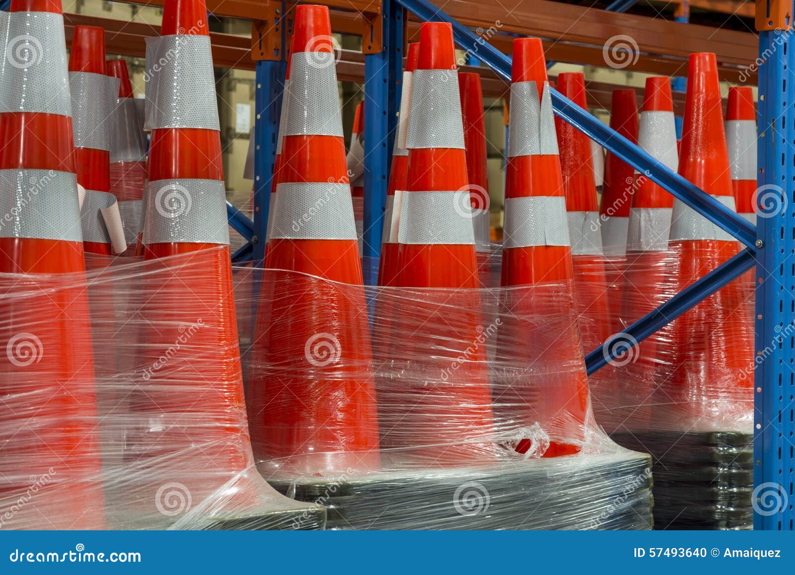 Traffic Cones stock photo. Image of cones, objects, road 57493640