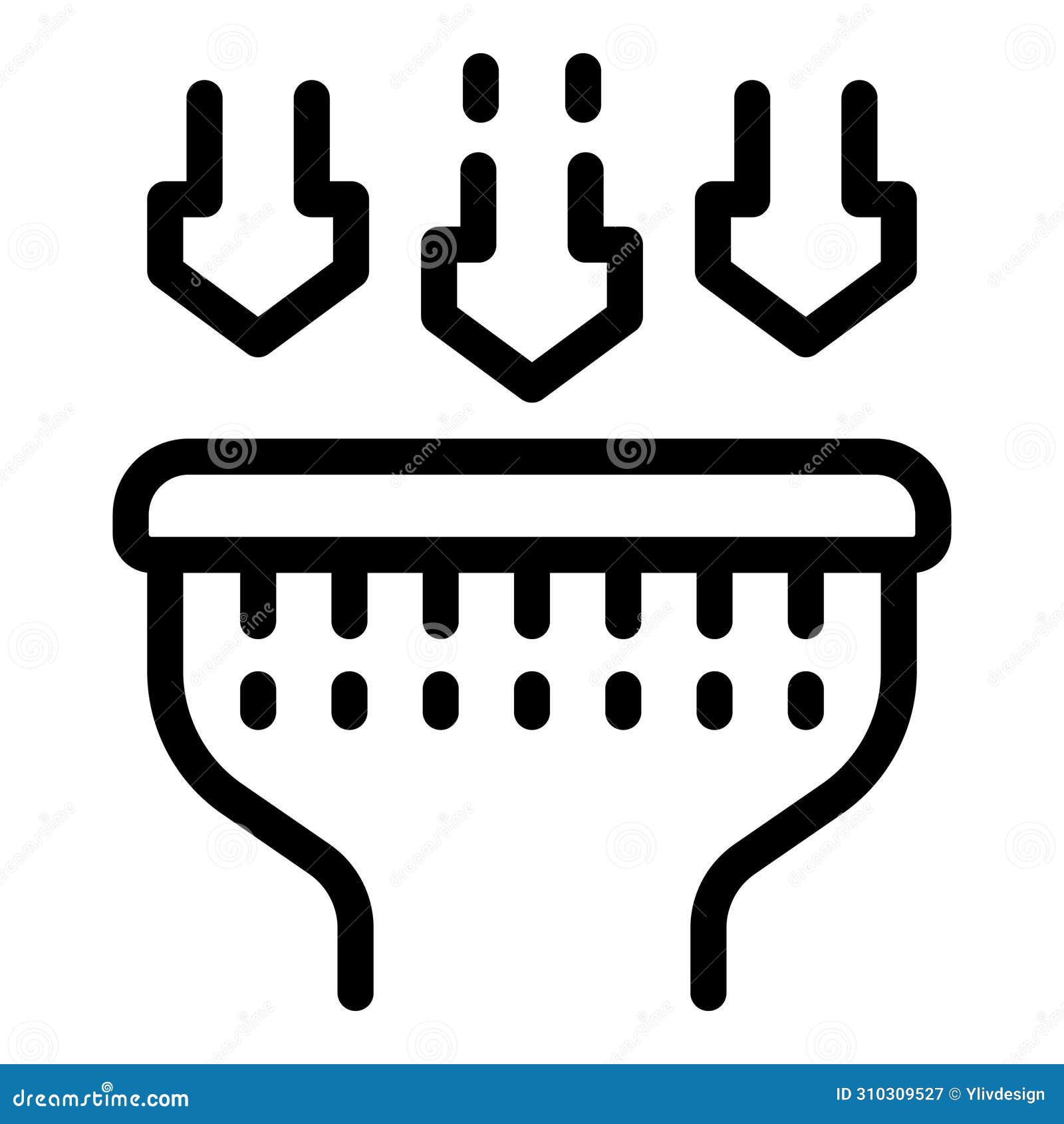 traffic control icon outline . road operations management