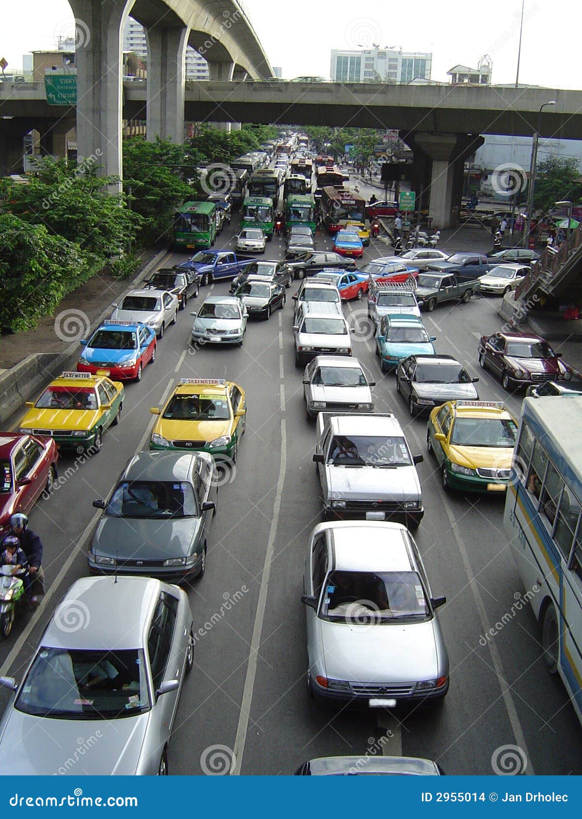 traffic jam bangkok