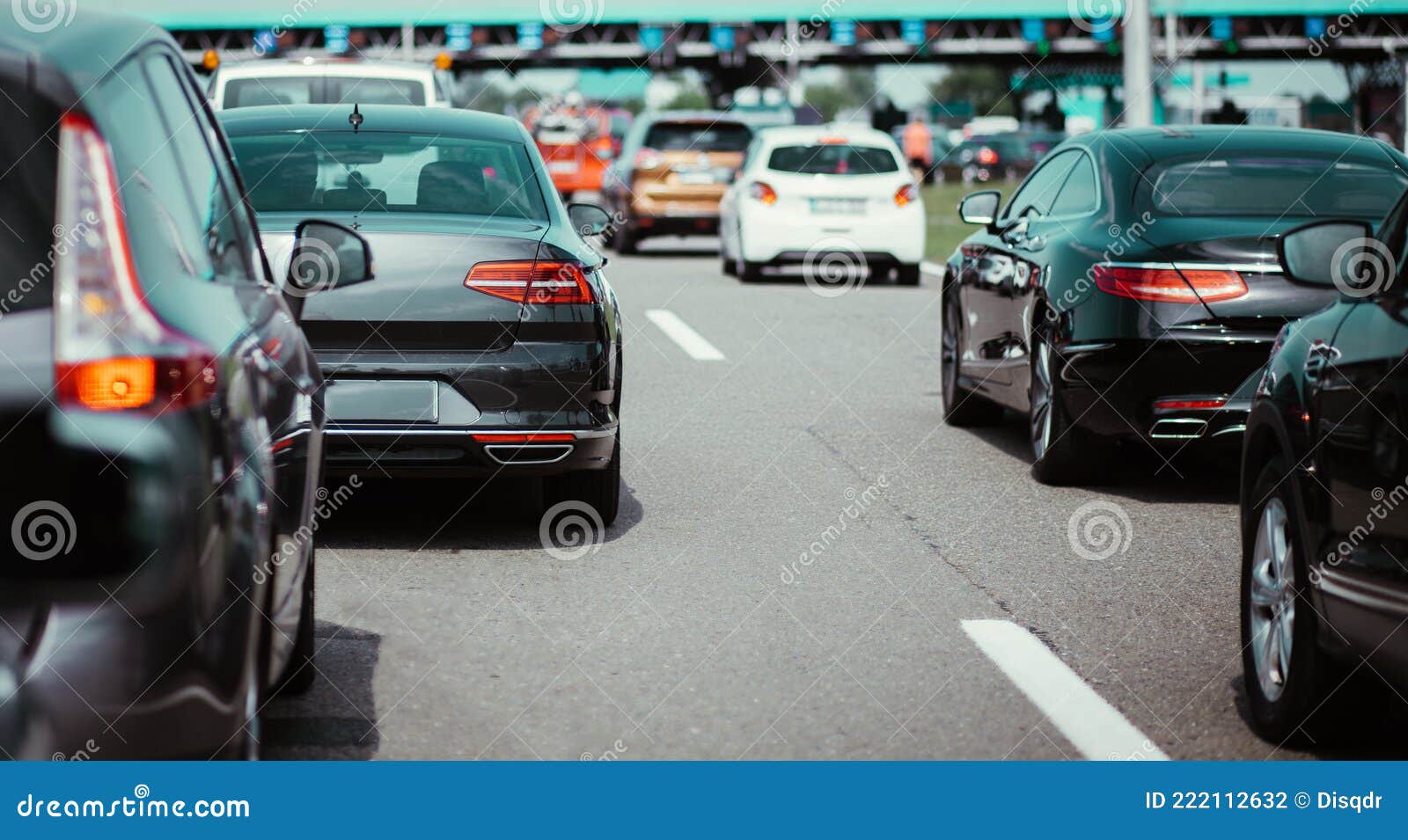 Traffic Jam Cars in Row at Traffic Stock Photo Image of speed, street