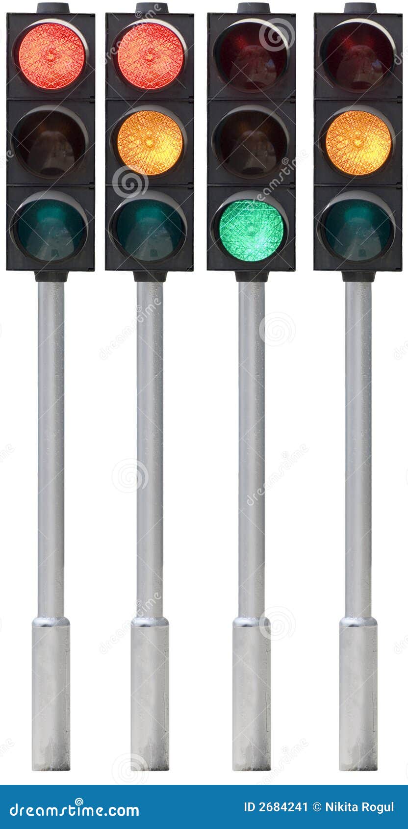 Traffic light stock image. Image of light, pole, forbid 2684241