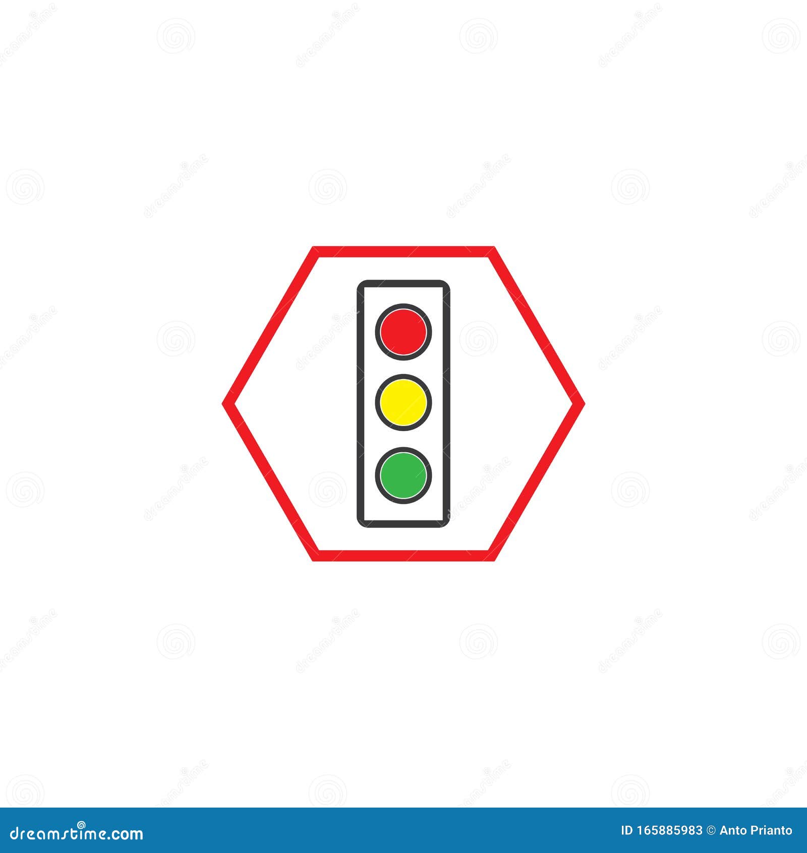 traffic light icon  royality
