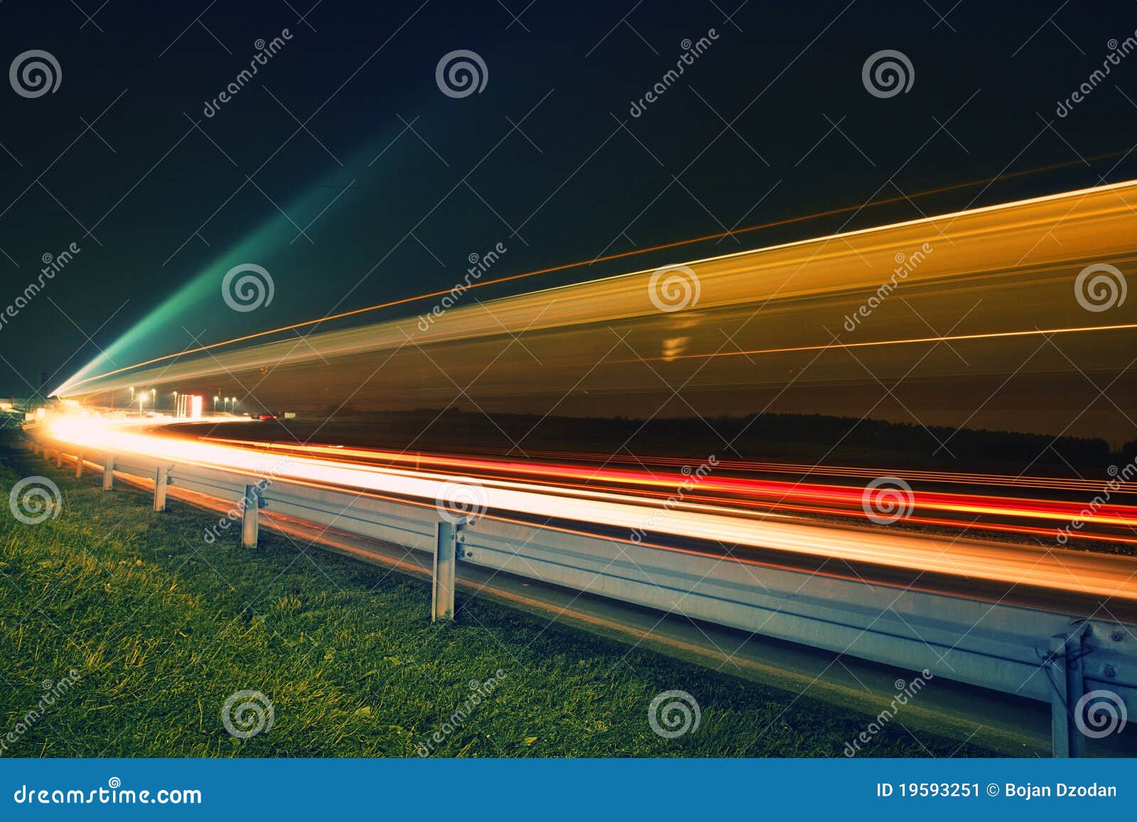 Traffic lights at night stock image. Image of auto, green 19593251