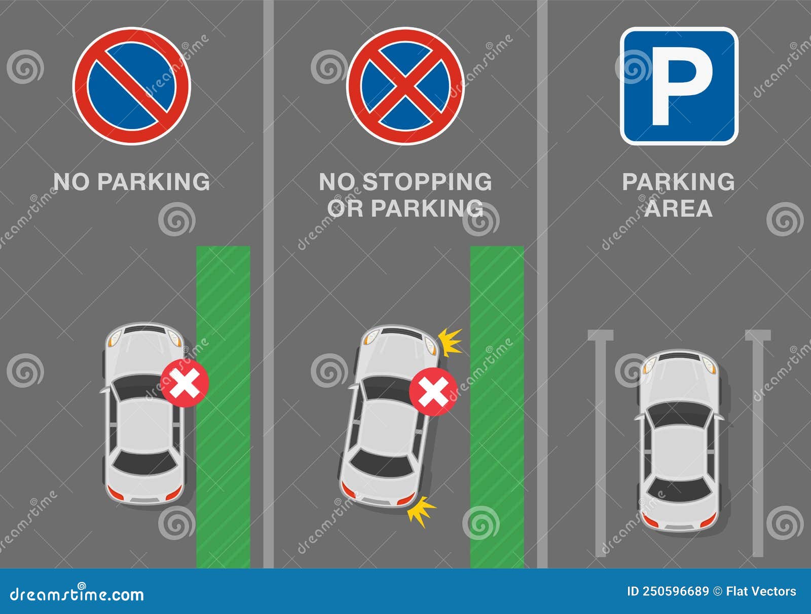 No Parking Or Stopping Sign Vector Illustration CartoonDealer no-parking-or-stopping-sign-vector-illustration-cartoondealer