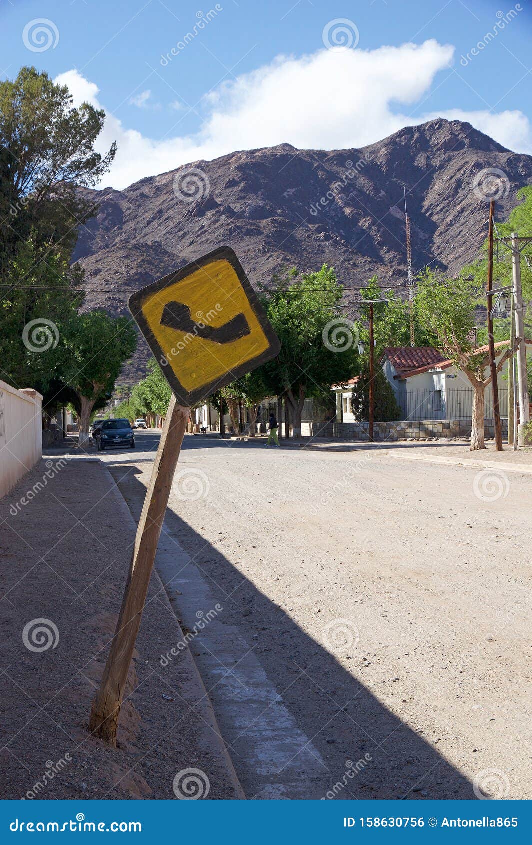 traffic sign at molinos town