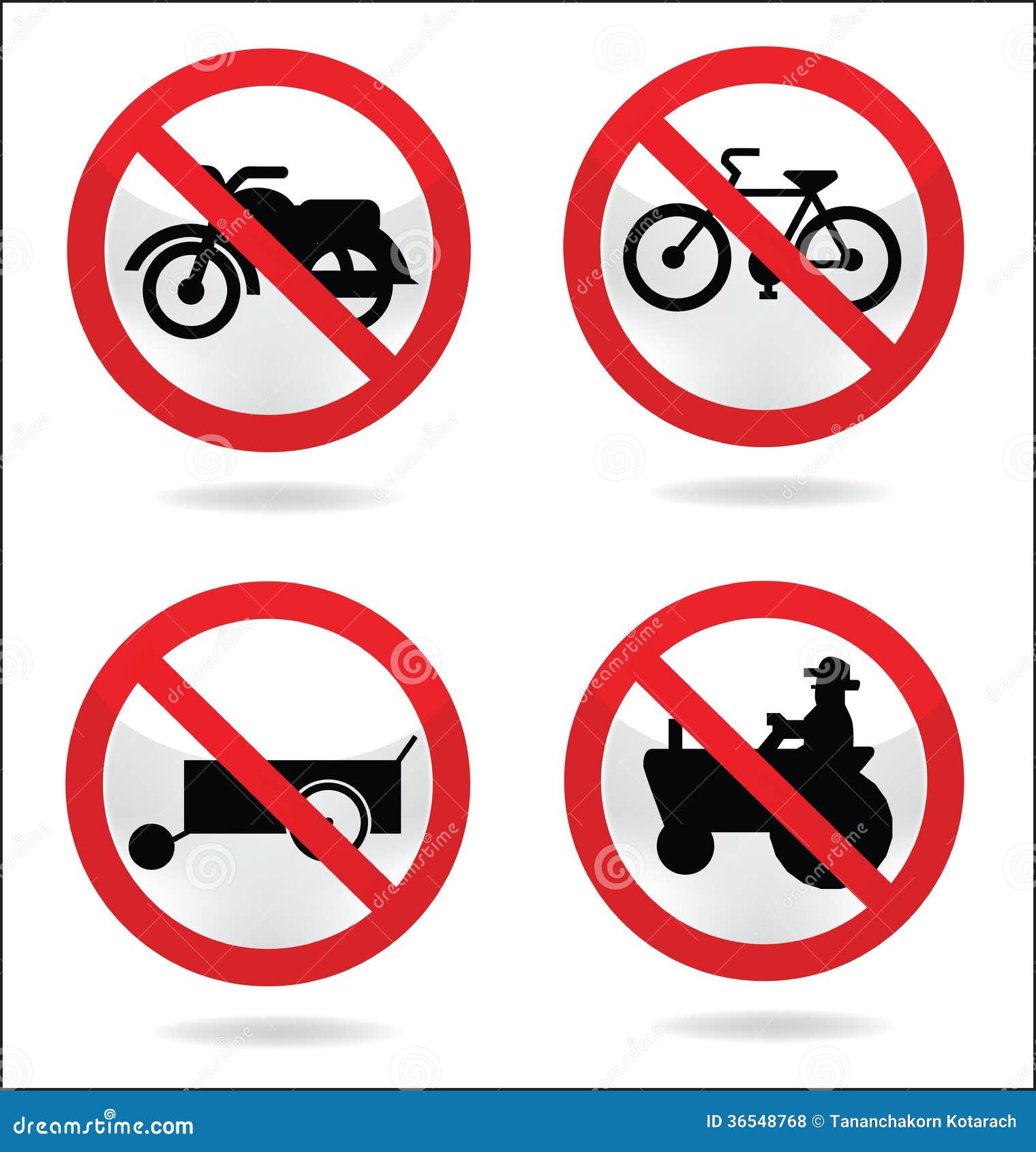 Traffic sign of motorcycle stock vector. Illustration of traffic 36548768