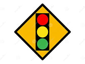 Traffic Signal Symbol Illustration Image Yellow Red And Green Colour Traffic Signal Symbol Illustration Image Yellow Red And Green Colour