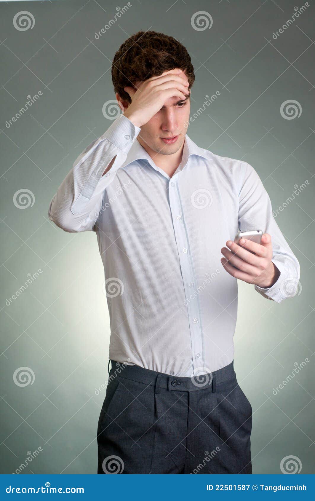 Tragic news stock image. Image of hand, phone, unhappy - 22501587