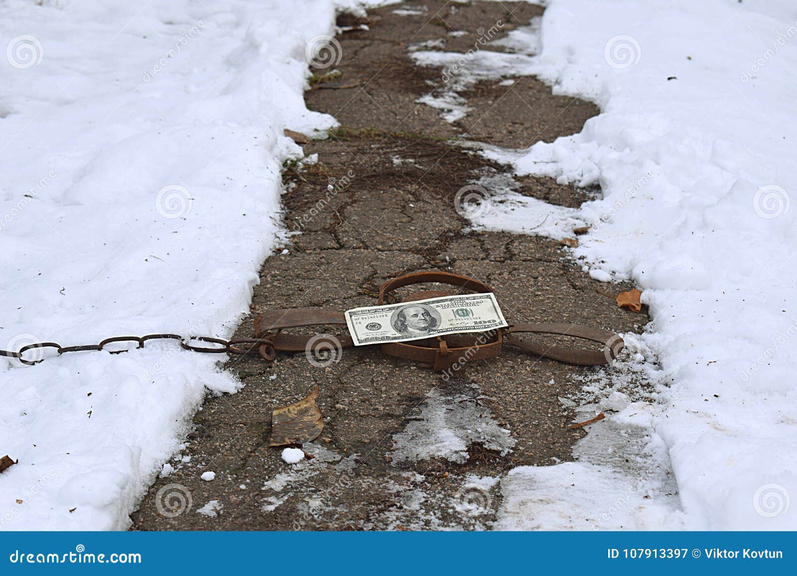 On the Trail There is a Trap with a Lure in the Form of a Hundred