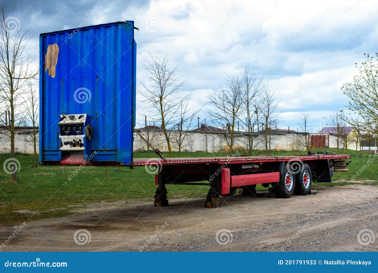 Cargo Pallet Shipment, Manufacturing And Warehousing. Hand Pallet Truck With Heavy Cargo Boxes