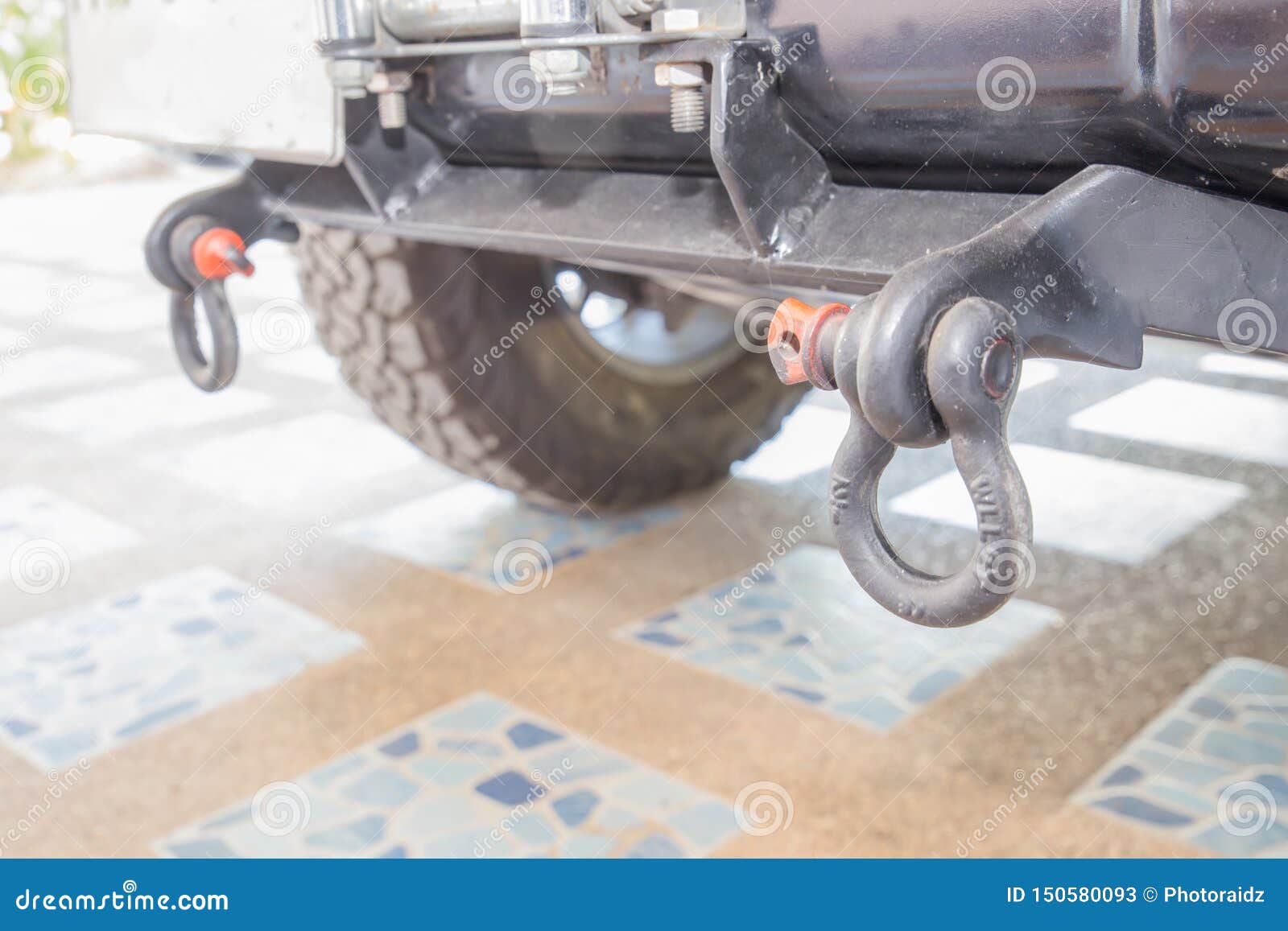Trailer Hitch or Towbar on the Car Stock Image Image of towbar, drive 150580093