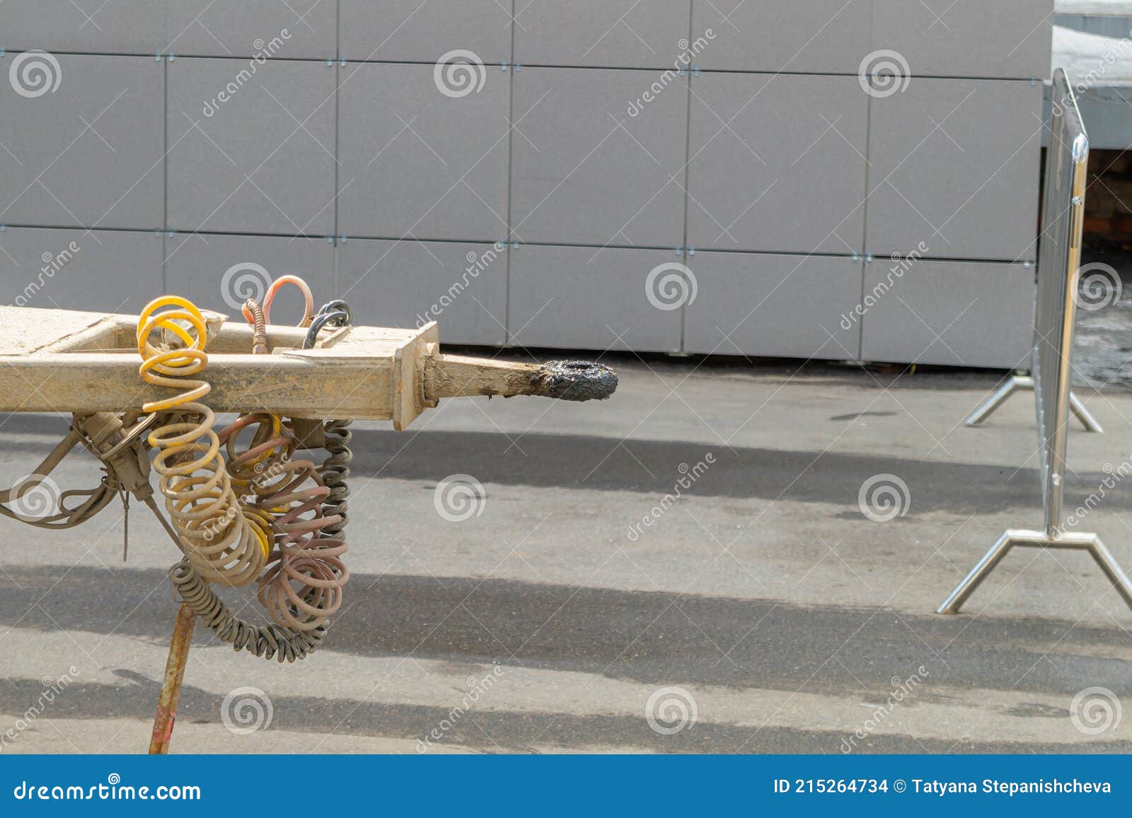 Trailer Hitch with Various Wires Stock Photo Image of clasp, clipping