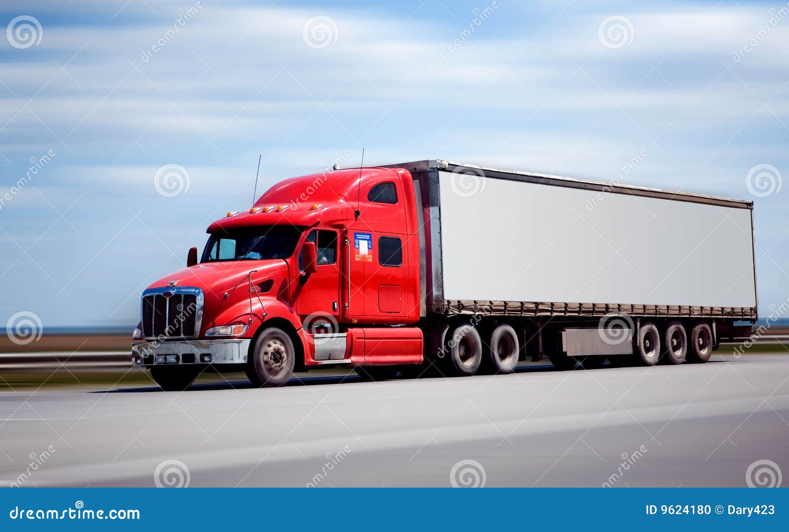 Trailer truck stock photo. Image of skane, loading, nobody  9624180