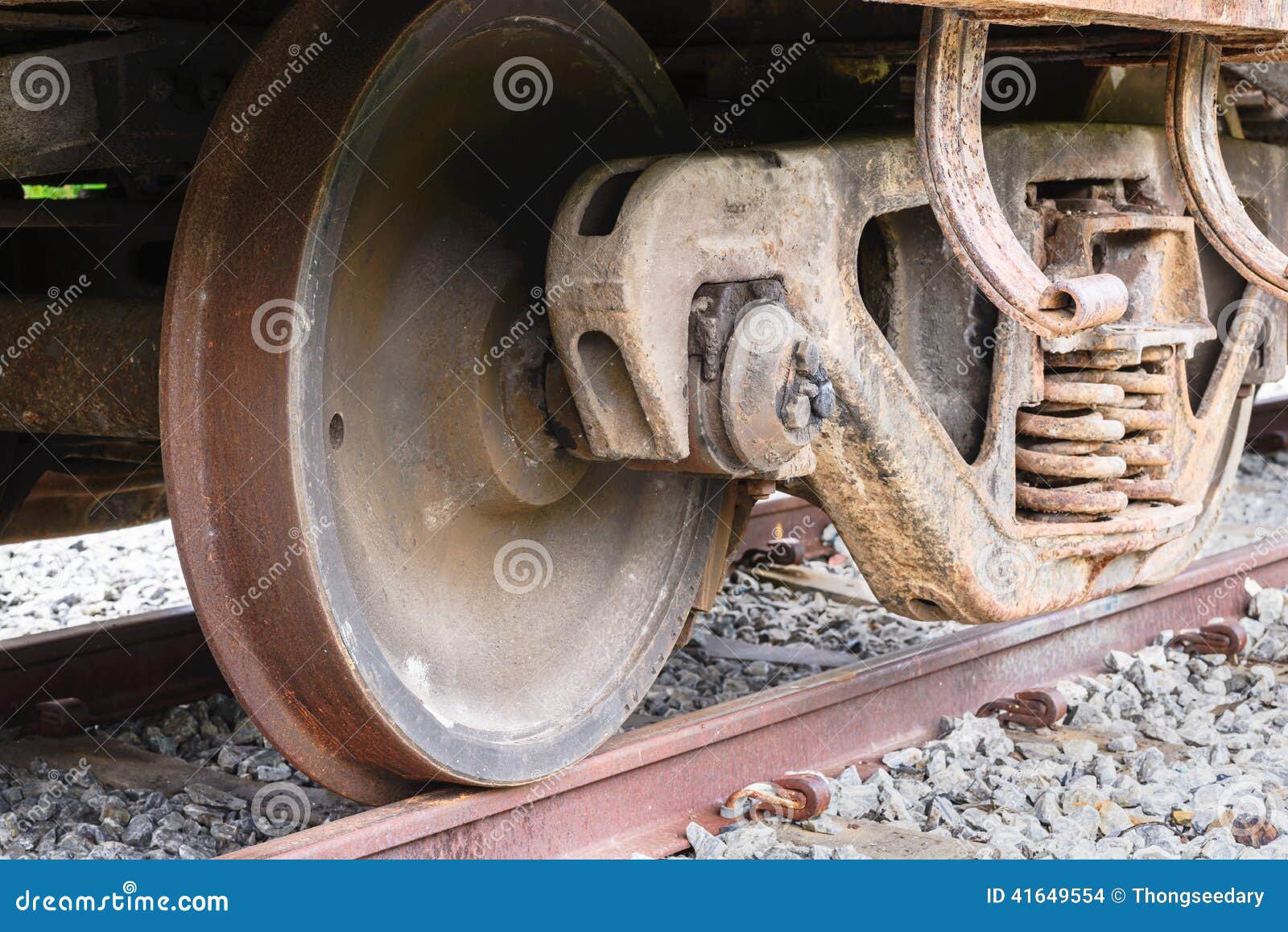 Train Car Axles RoyaltyFree Stock Photo 40537173
