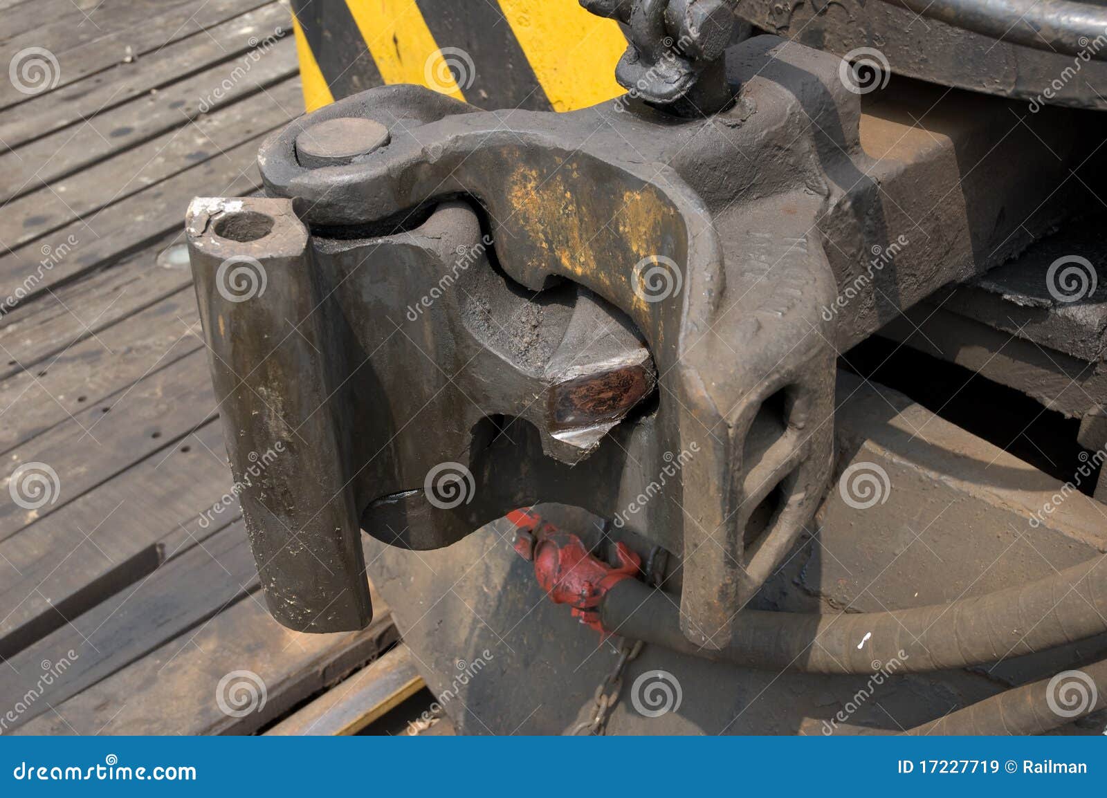 Train car connector stock image. Image of canadian, track 17227719