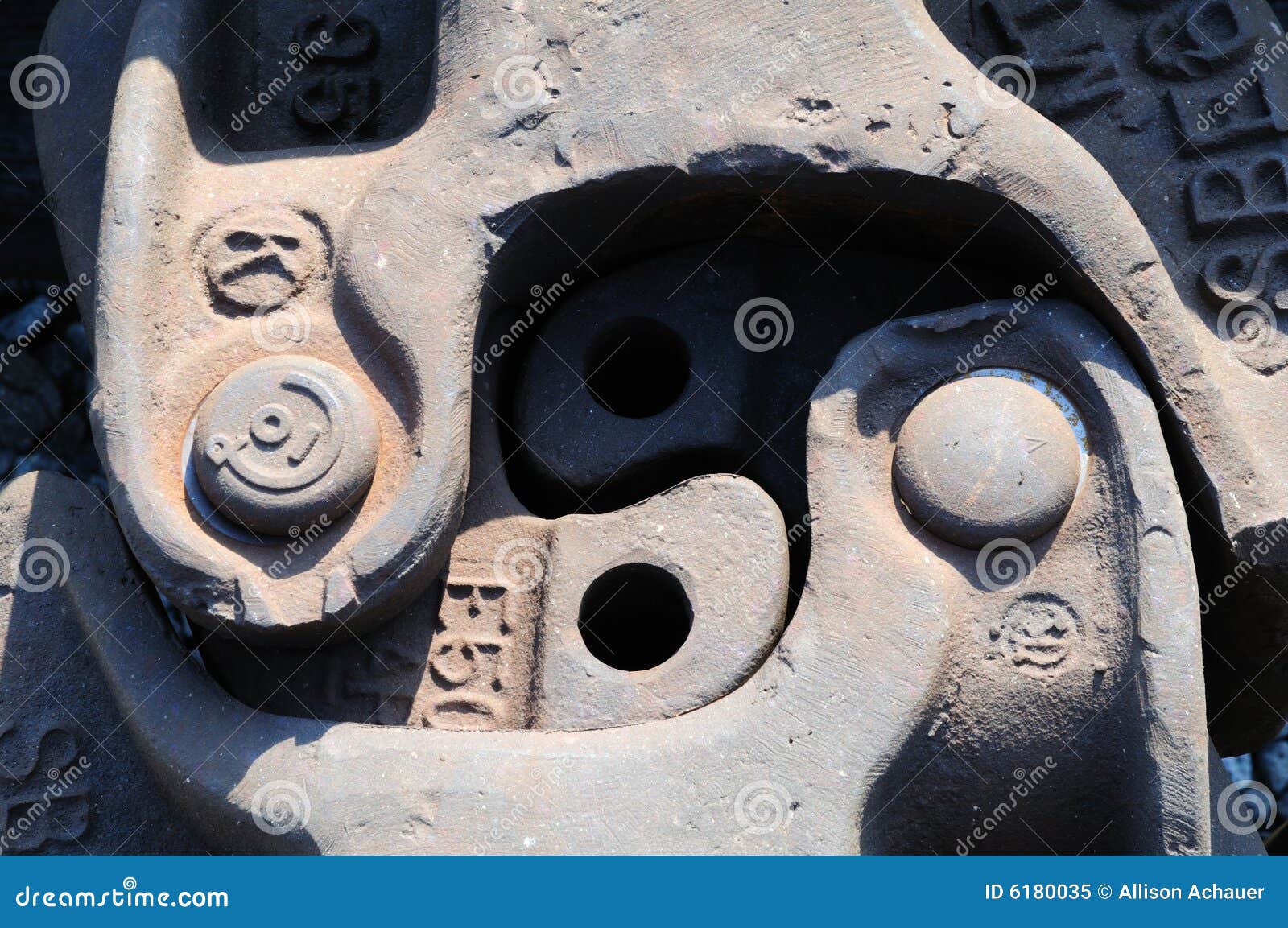Train coupler stock image. Image of coupling, janney, rust 6180035