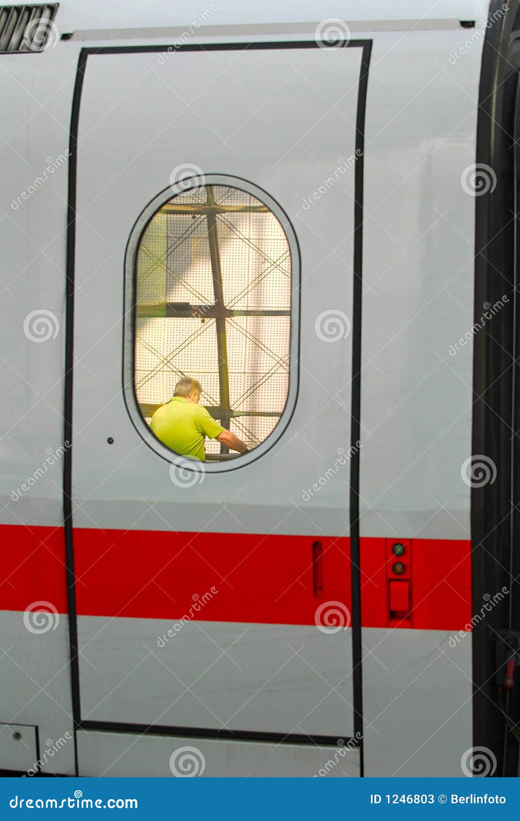 Train door stock image. Image of boarding, germany, transportation