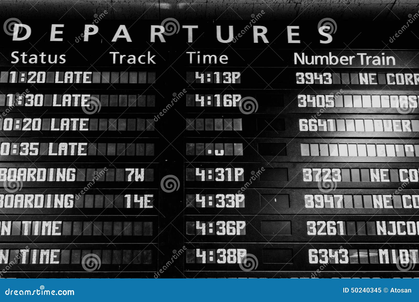 train schedule board stock image. image of grand, board - 50240345