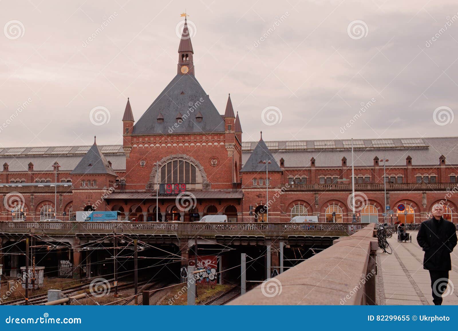 Train Station of Copenhagen, Denmark Editorial Image Image of station