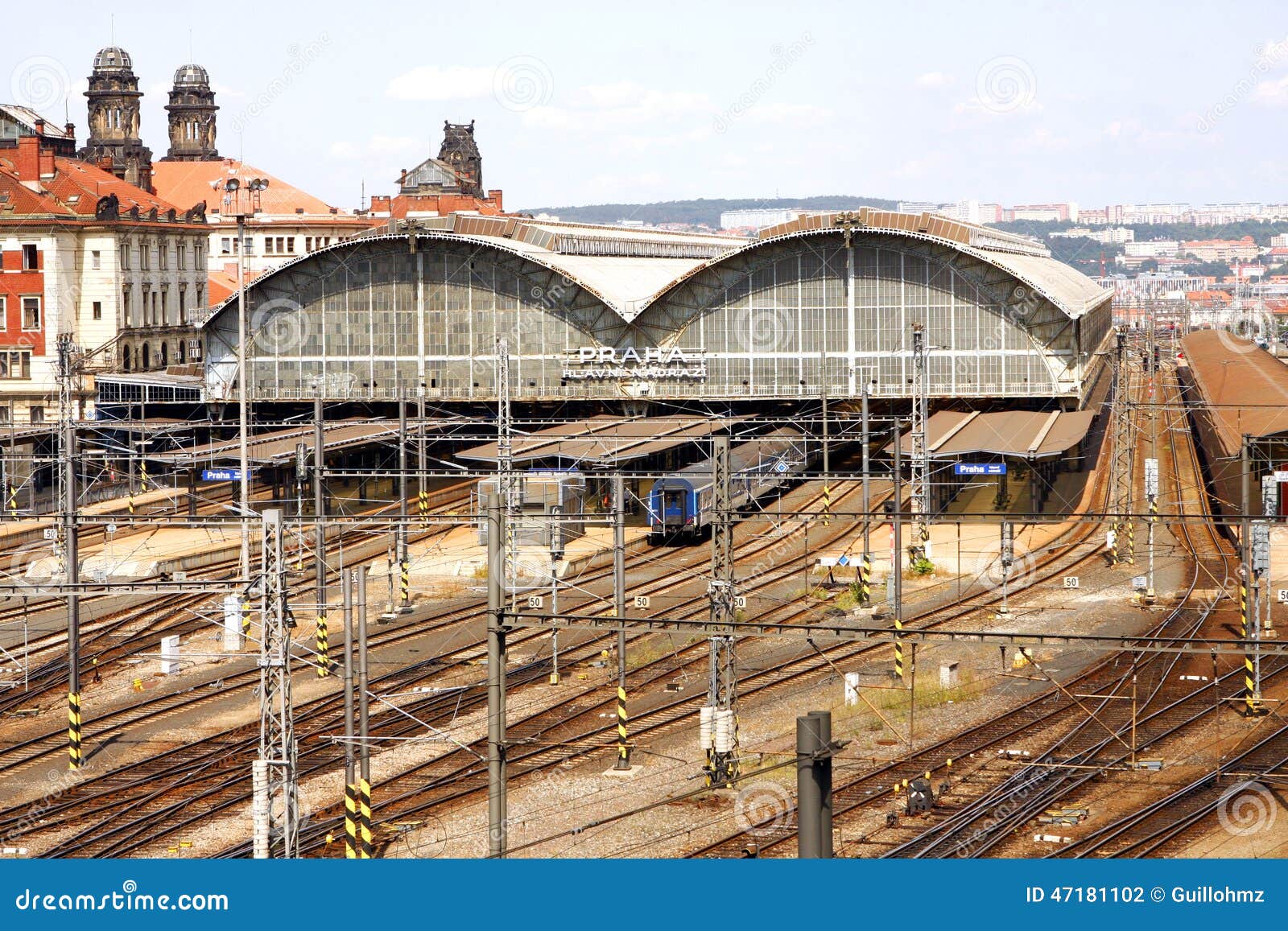 Train station in Prague stock photo. Image of vehicle 47181102