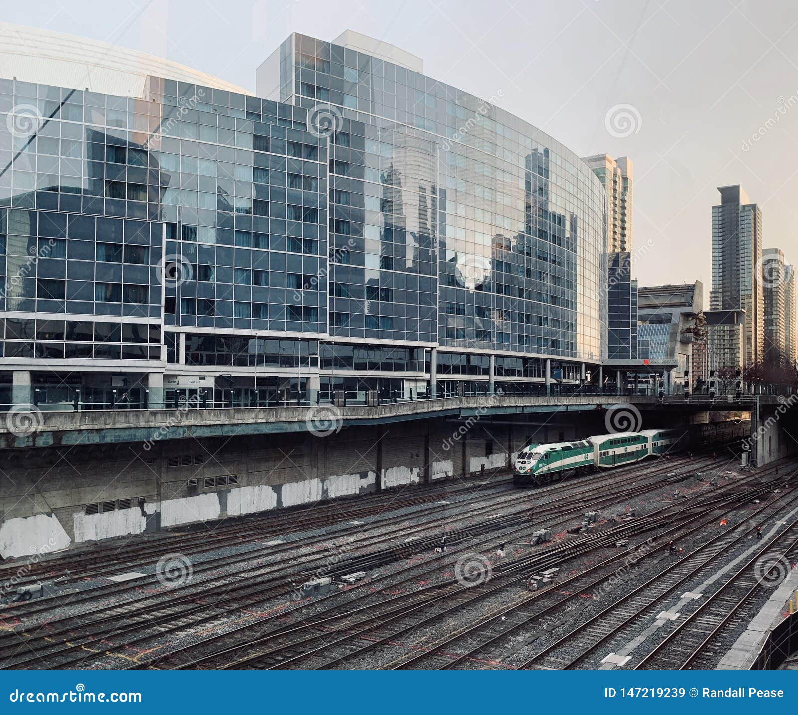 Train in Toronto stock image. Image of toronto, tracks 147219239