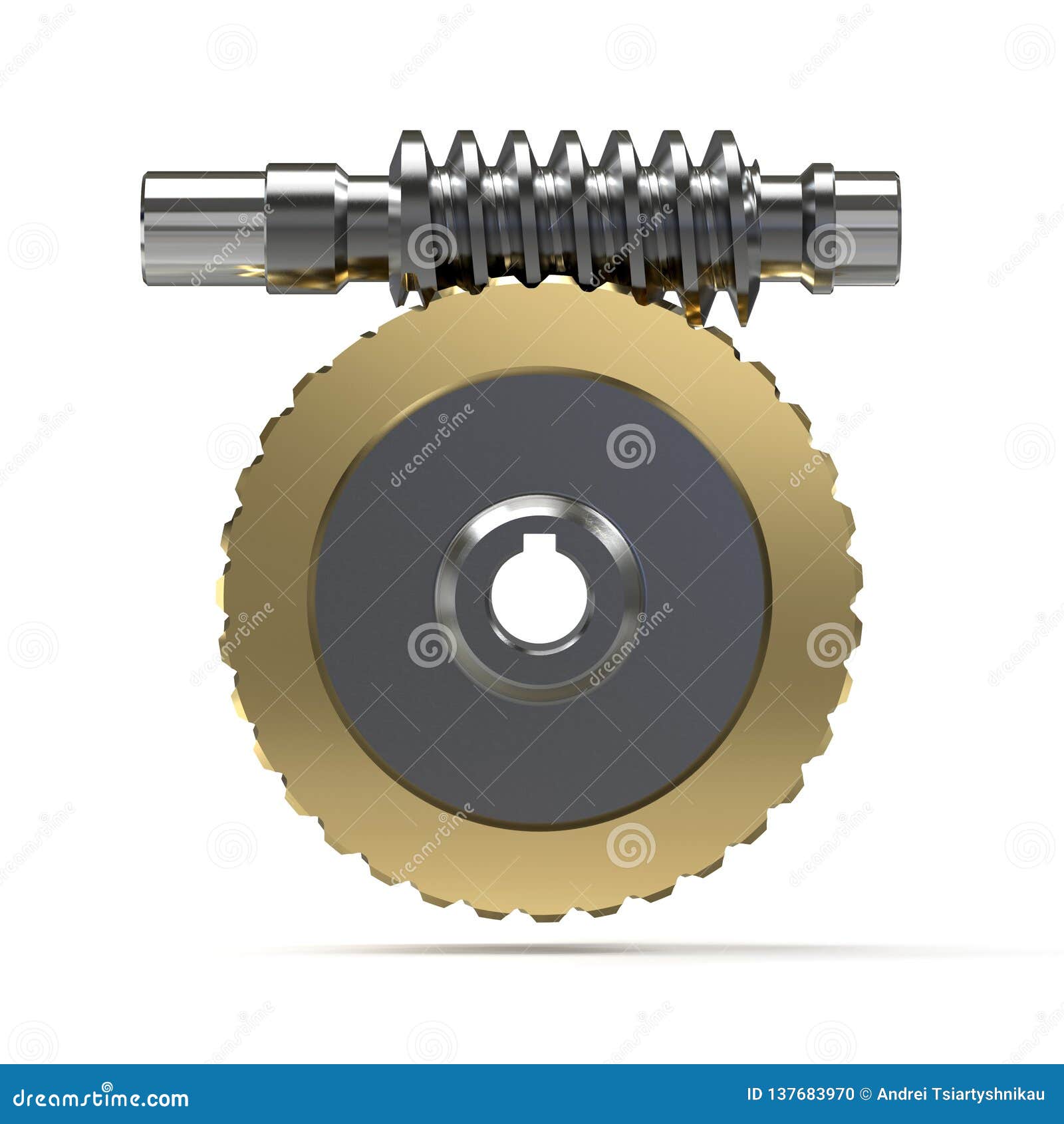 Worm Gear Color Drawings Vector Illustration | CartoonDealer.com #194291428