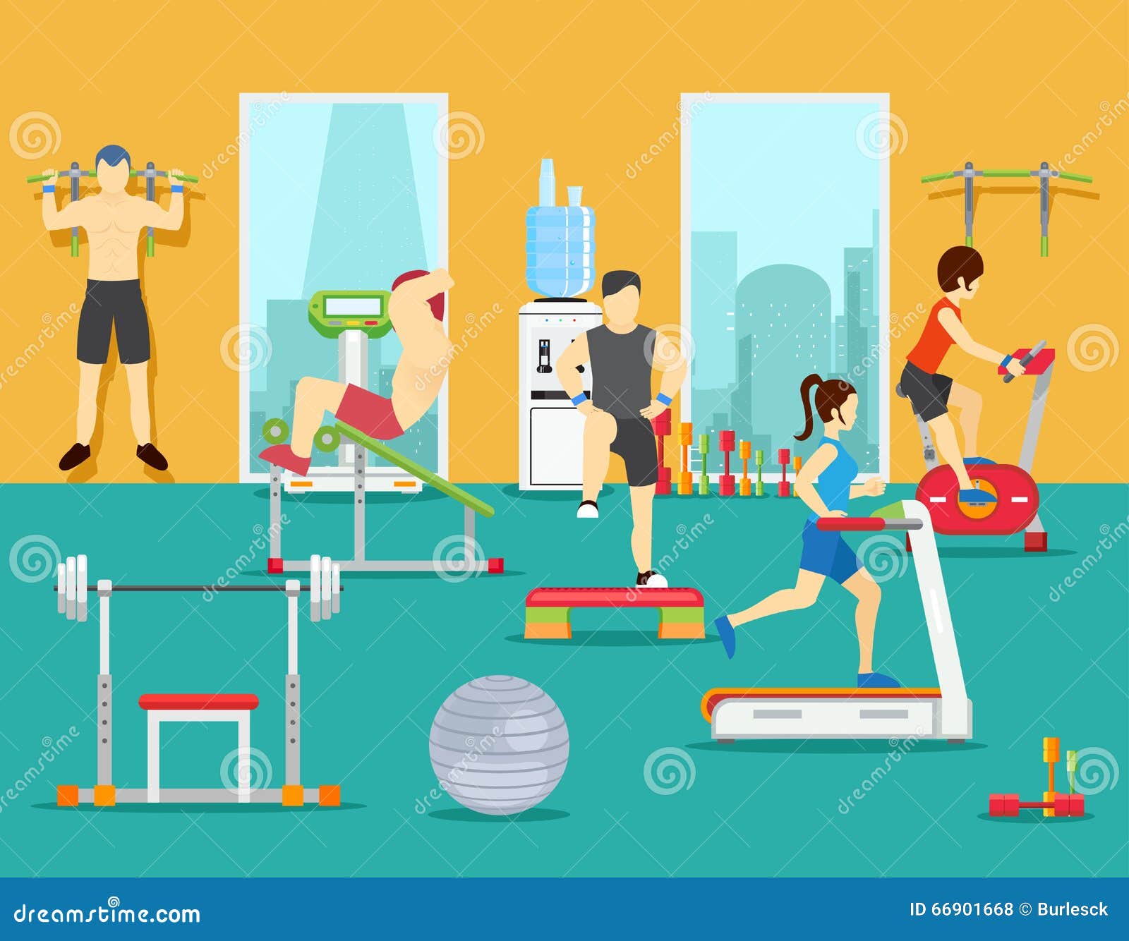 Workout Stock Illustrations – 237,167 Workout Stock Illustrations, Vectors  & Clipart - Dreamstime