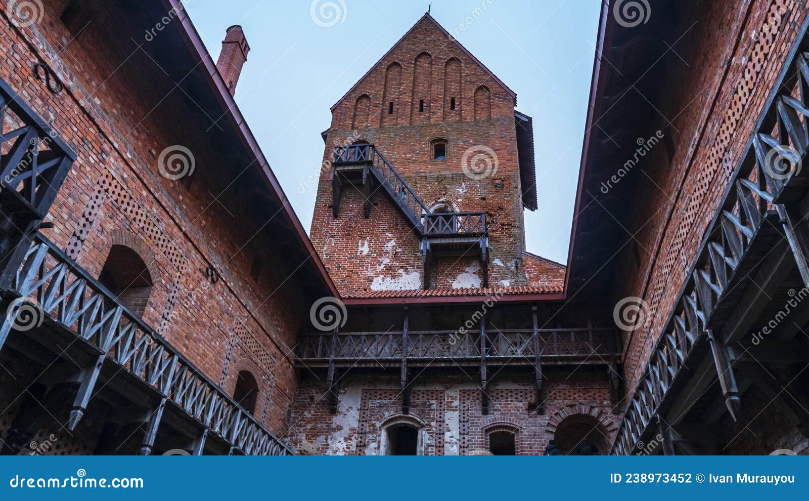 trakai castle or traku pilis in lithuania near vilnius
