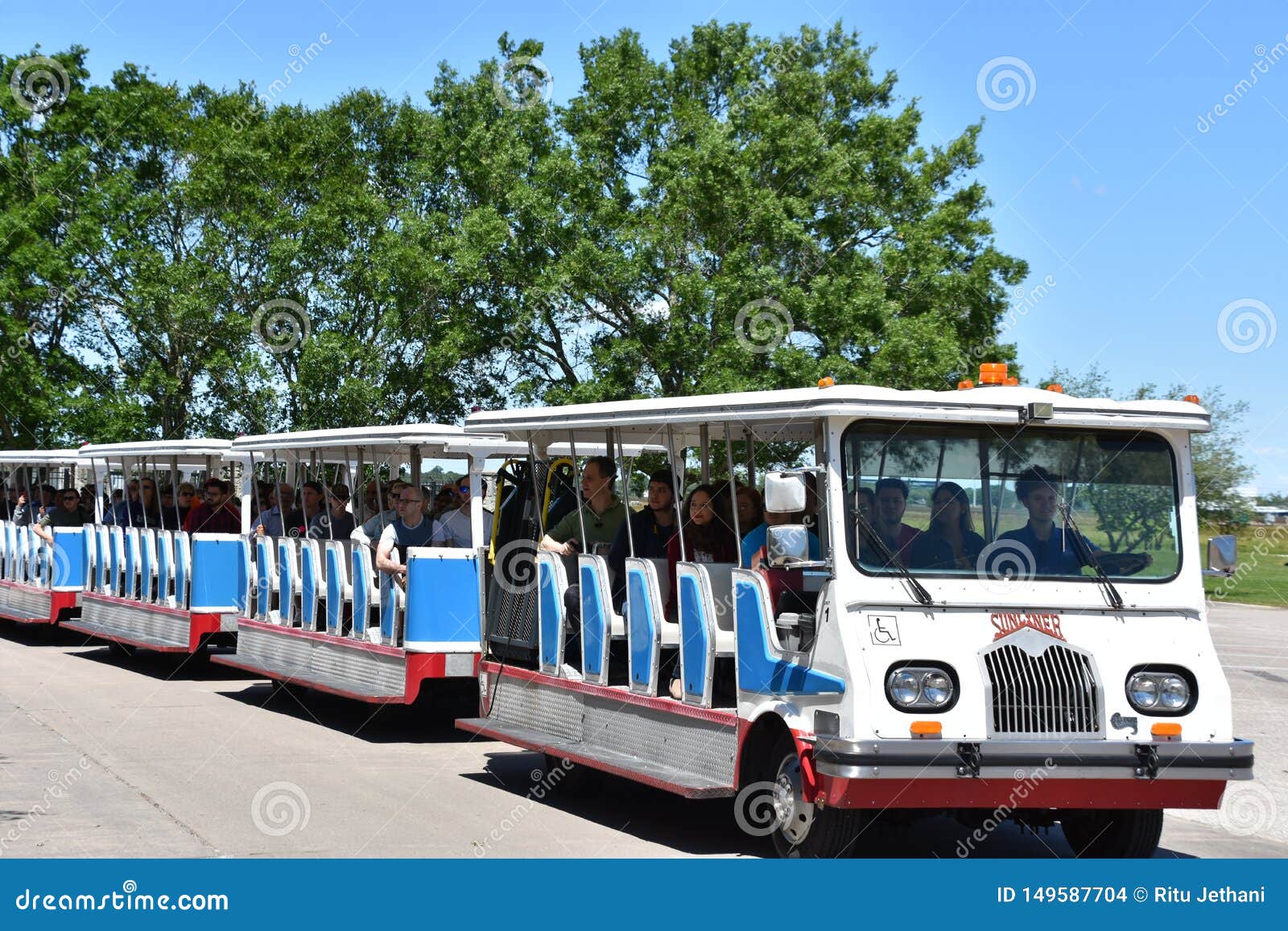 Image result for tram at the Houston Space Center