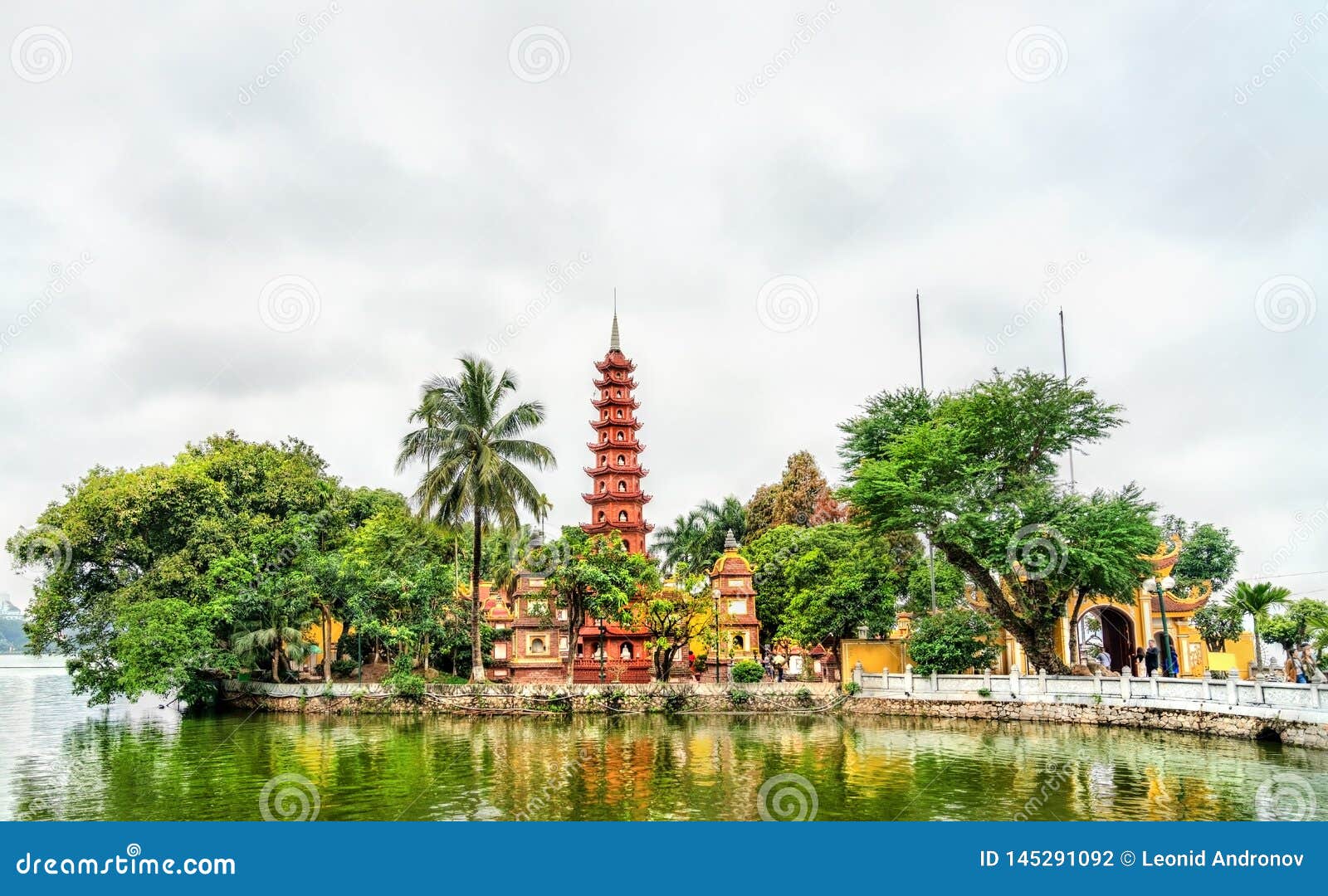 tran quoc pagoda in hanoi, vietnam