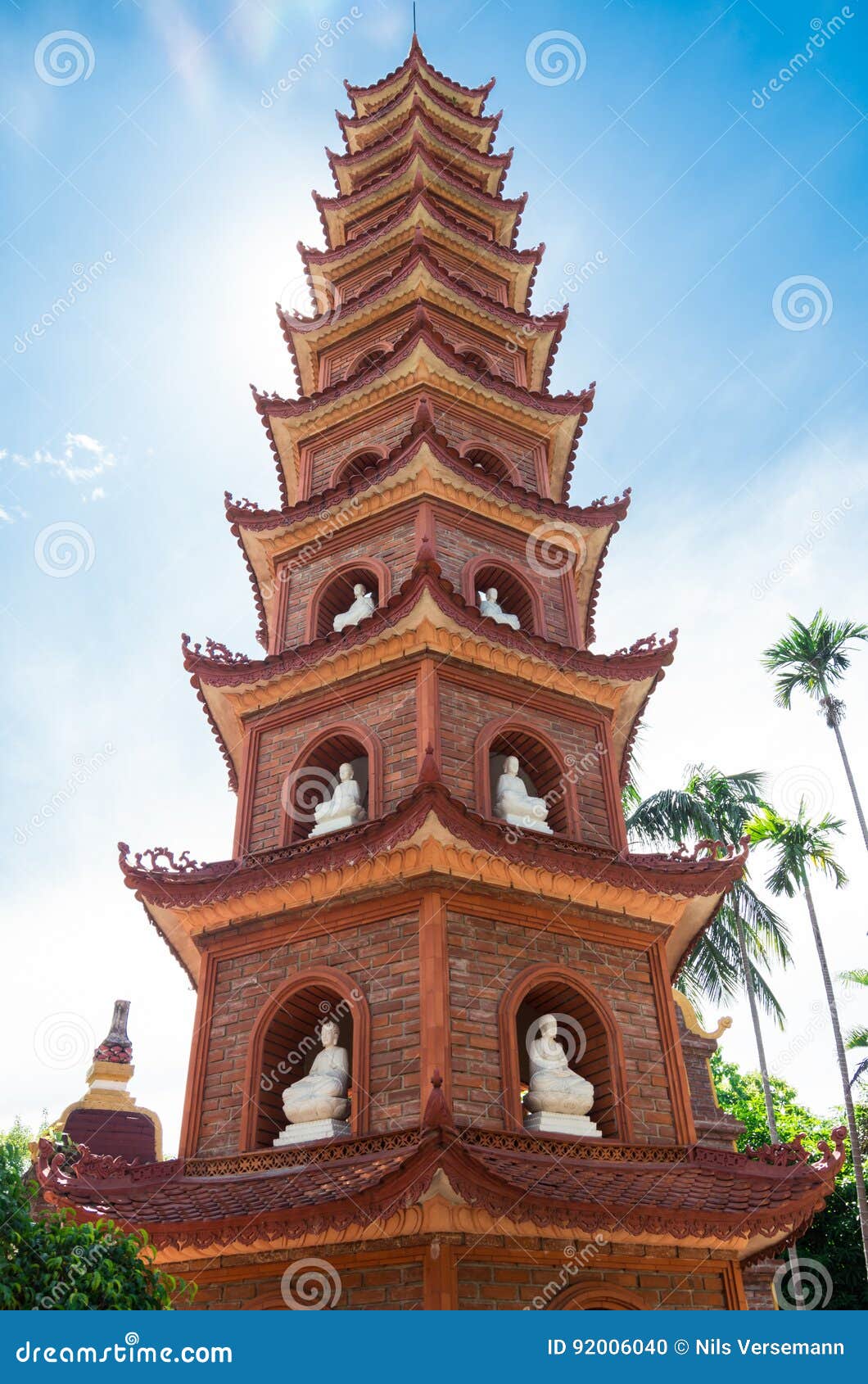 tran quoc pagoda in hanoi, vietnam