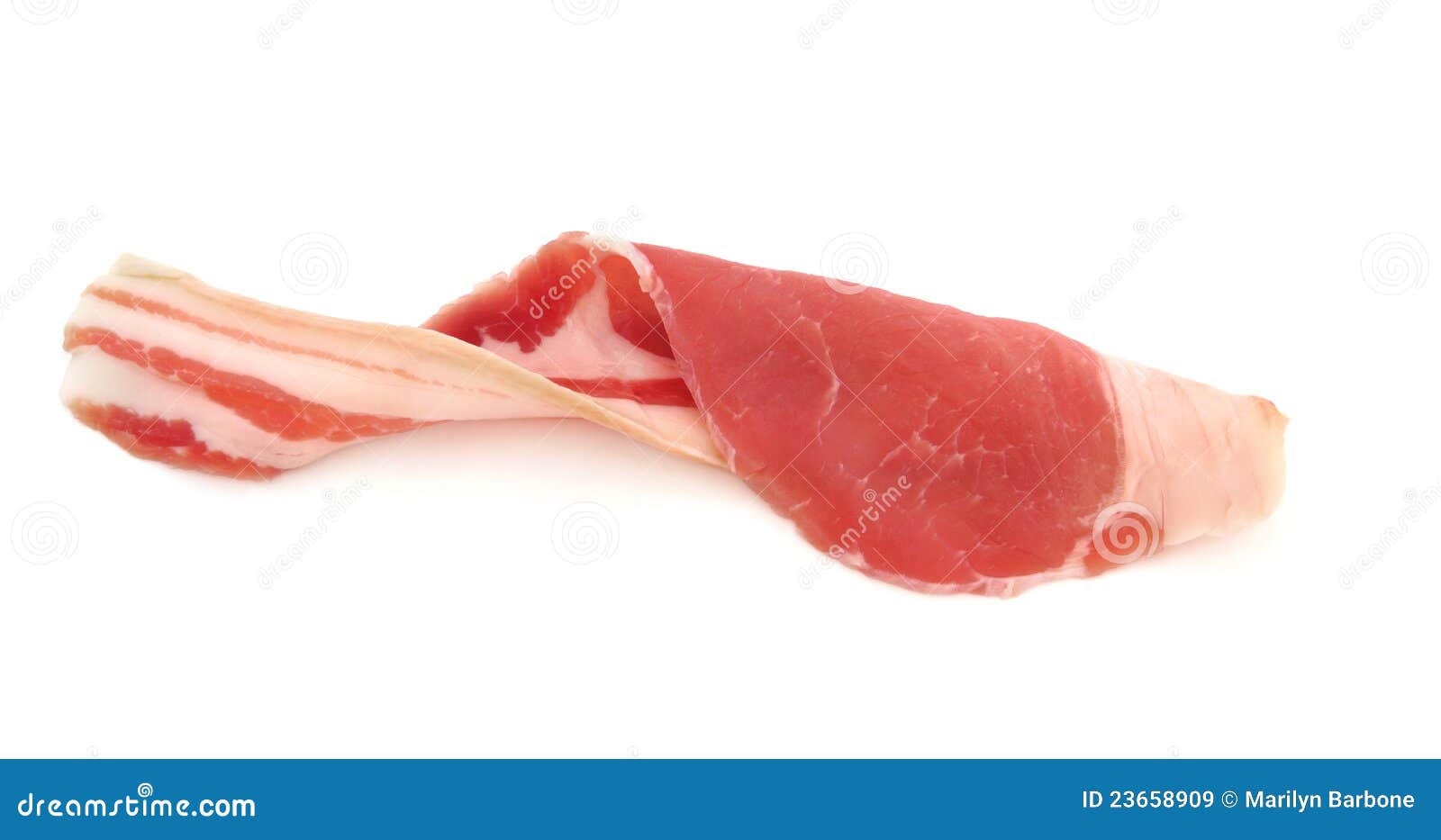 Tranche de lard de lard image stock. Image du porc, fond 23658909