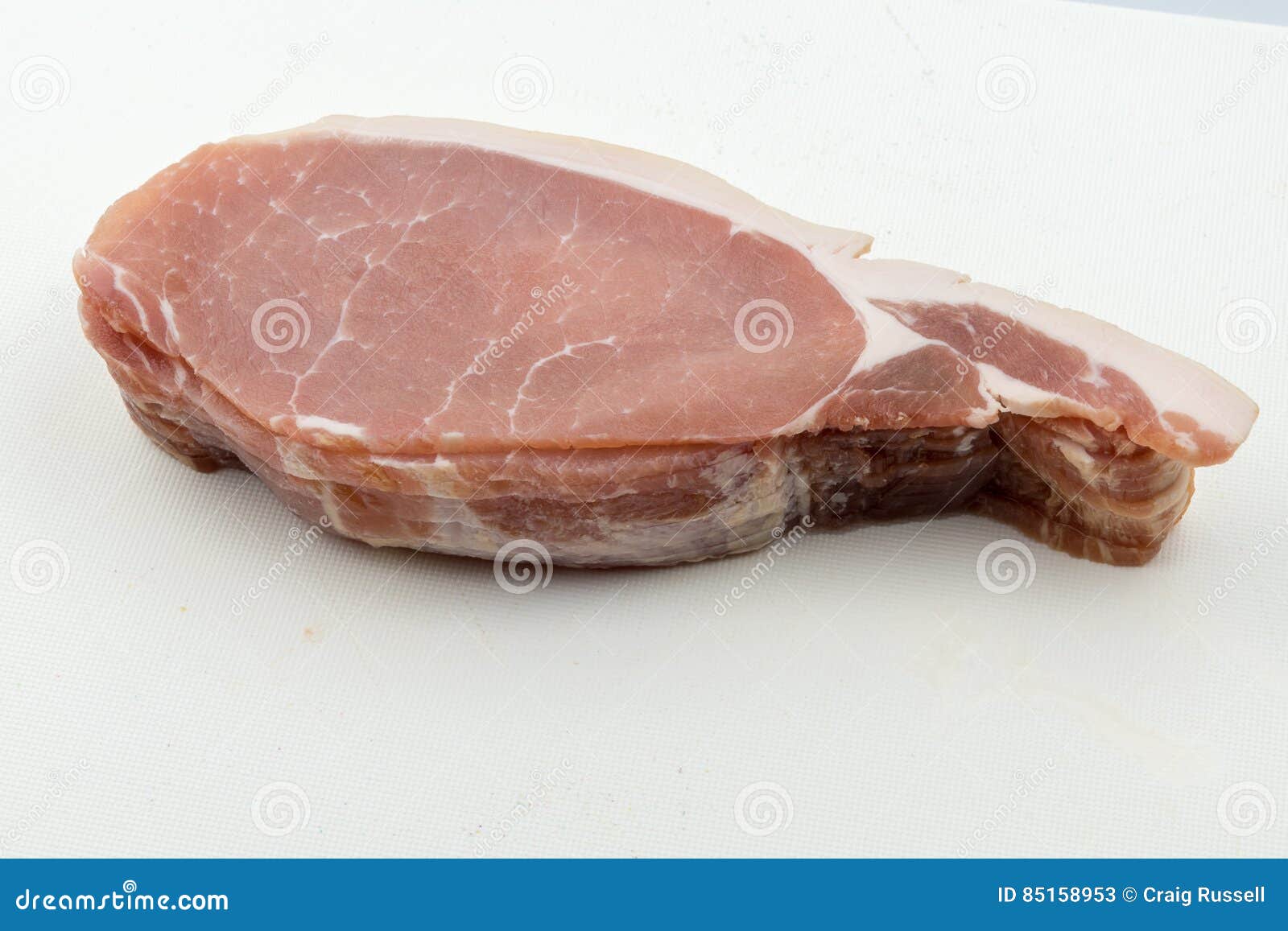 Tranches de lard de lard image stock. Image du lard, gros 85158953