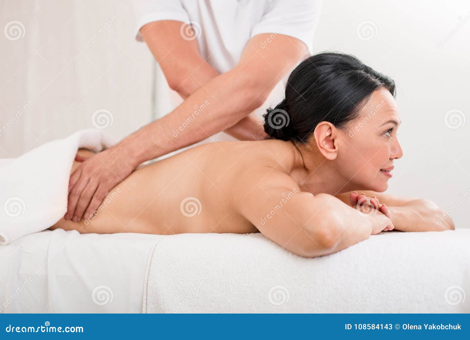 Asian mature woman massage