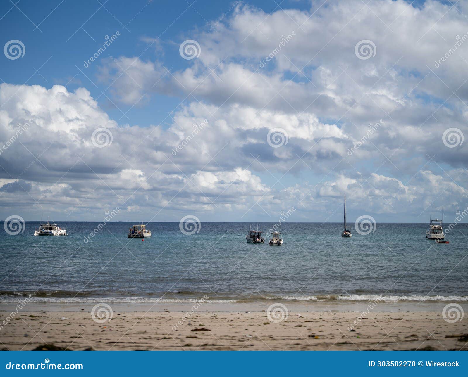 tranquil beach scene in the city of pemba in the cabo delgado province of mozambique.