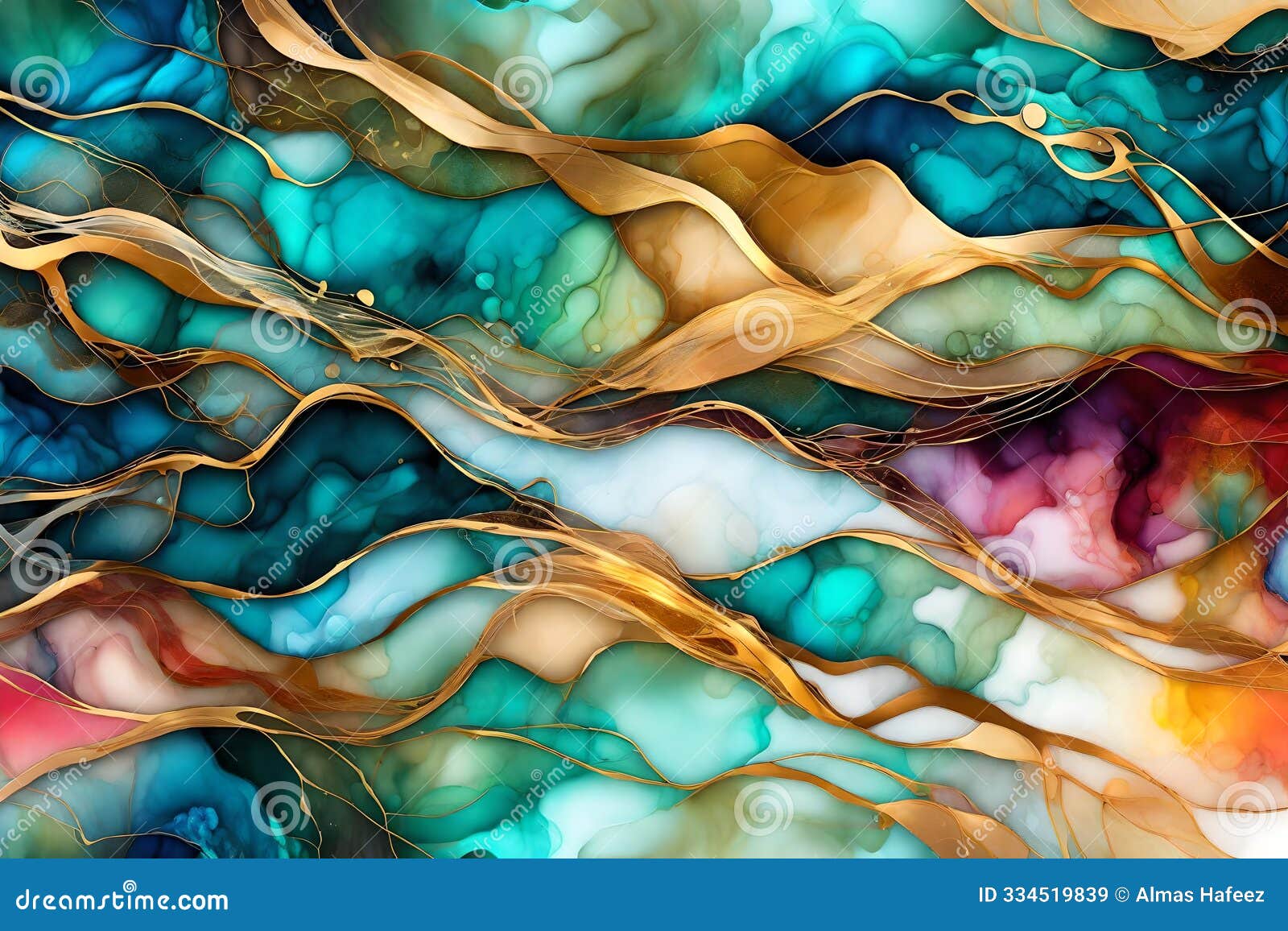 tranquil  with a blend of colors on glass and marble for a serene aesthetic