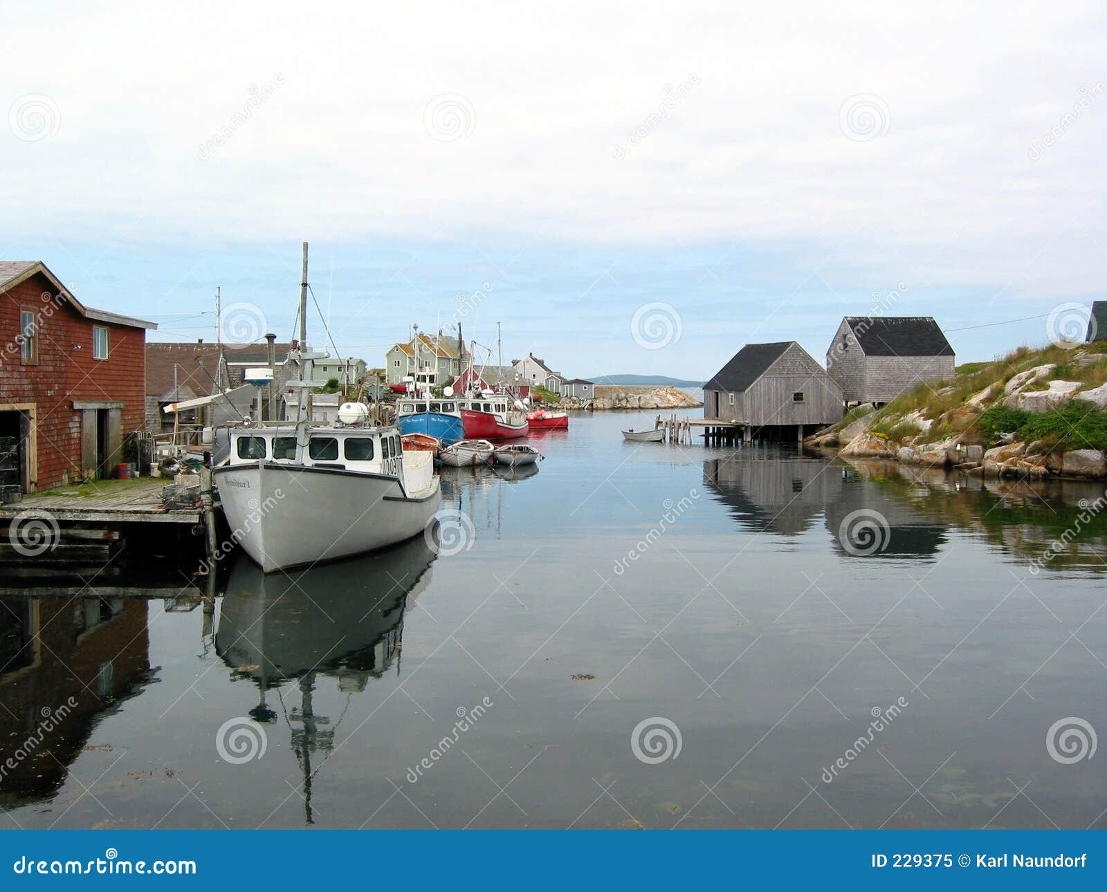 a tranquil harbour